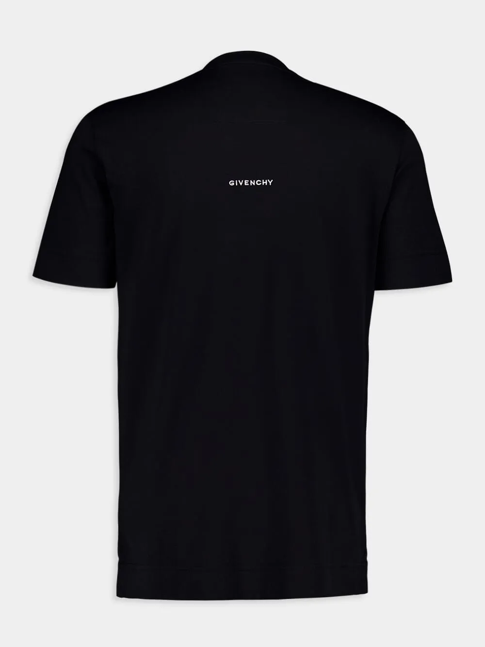 4G Logo Embroidered Black T-Shirt