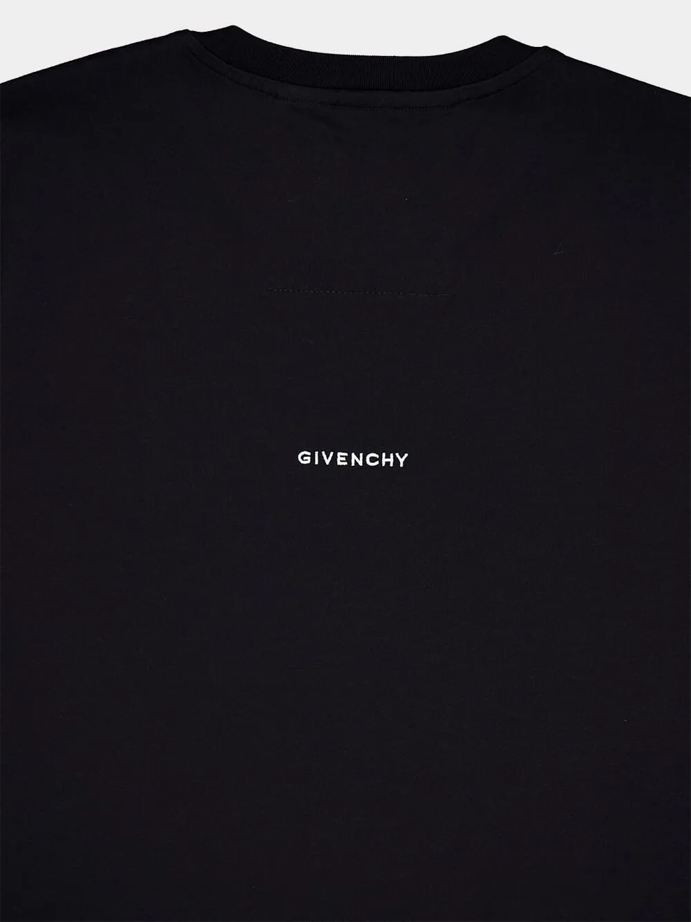 4G Logo Embroidered Black T-Shirt