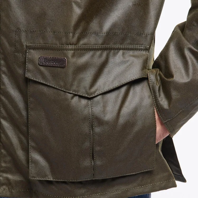 Barbour Amblewood Wax Jacket - Size Large