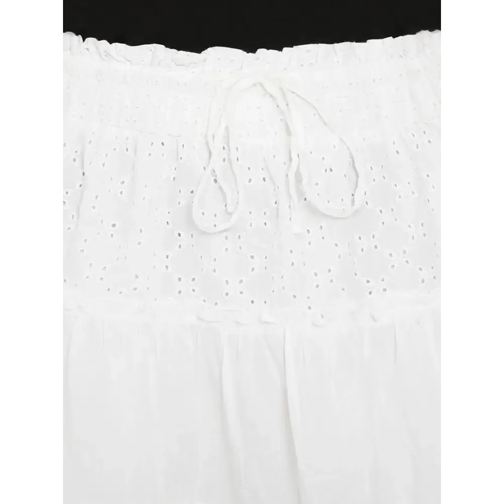 Beautiful Cotton Embroidered Skirt For Women