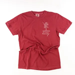 Bouquet Style - Happiness is Being a HONEY - SHORT SLEEVE COMFORT COLORS TEE