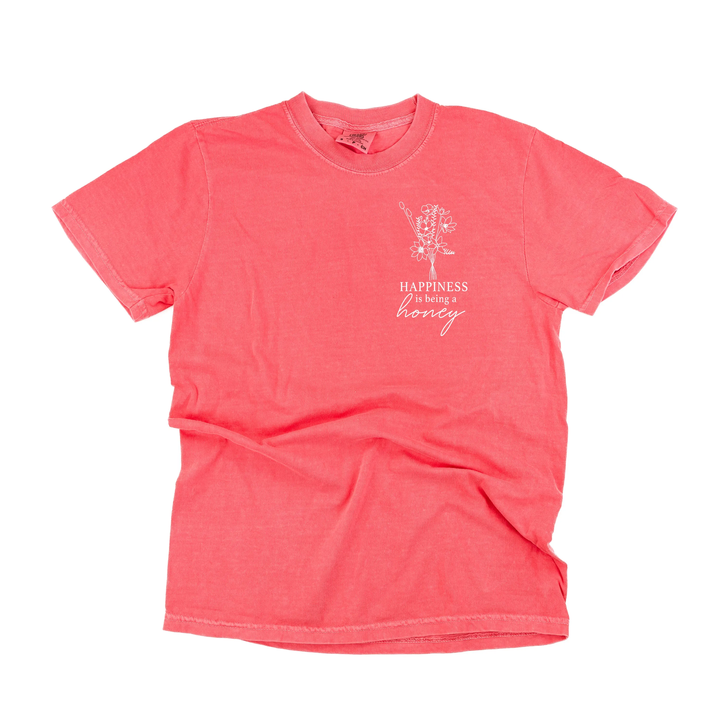 Bouquet Style - Happiness is Being a HONEY - SHORT SLEEVE COMFORT COLORS TEE