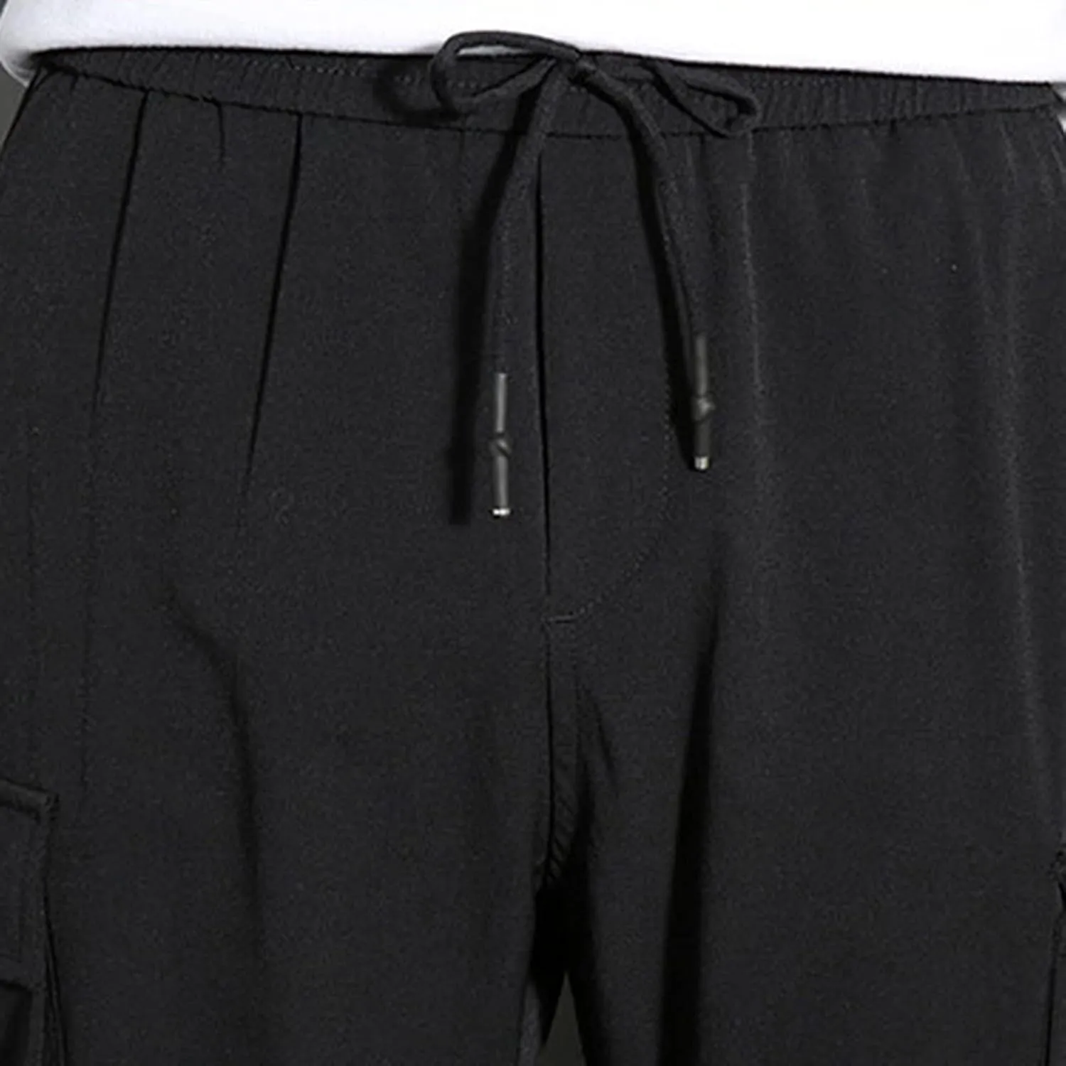 Cargo Pants for Men Relaxed Fit Cargo Sweatpants Elastic Waist Drawstring Athletic Trousers Casual Baggy Jogger Pants