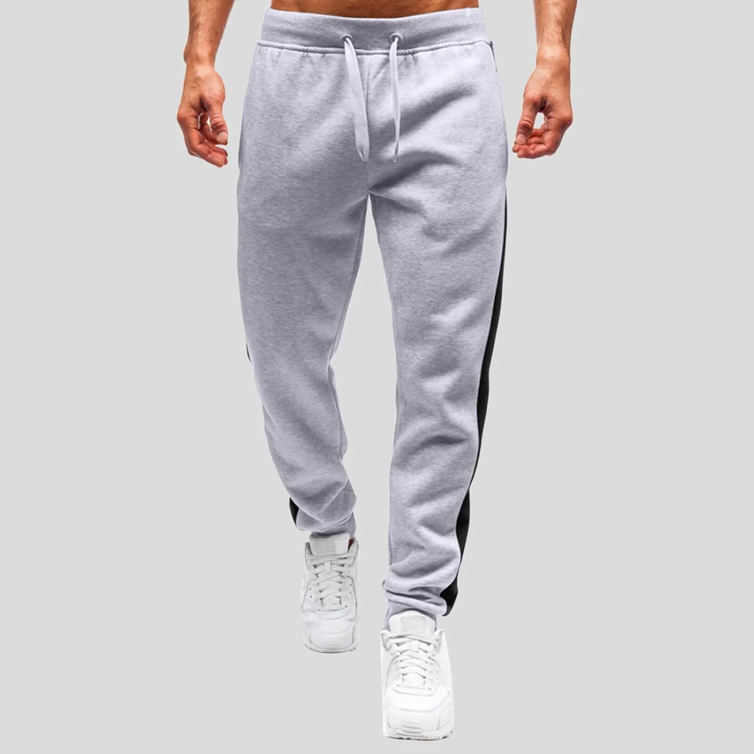 Cargo Pants for Men Relaxed Fit Drawstring Waist Side Pocket Straight Cargo Pants Joggers Men's Casual Athletic Cargo
