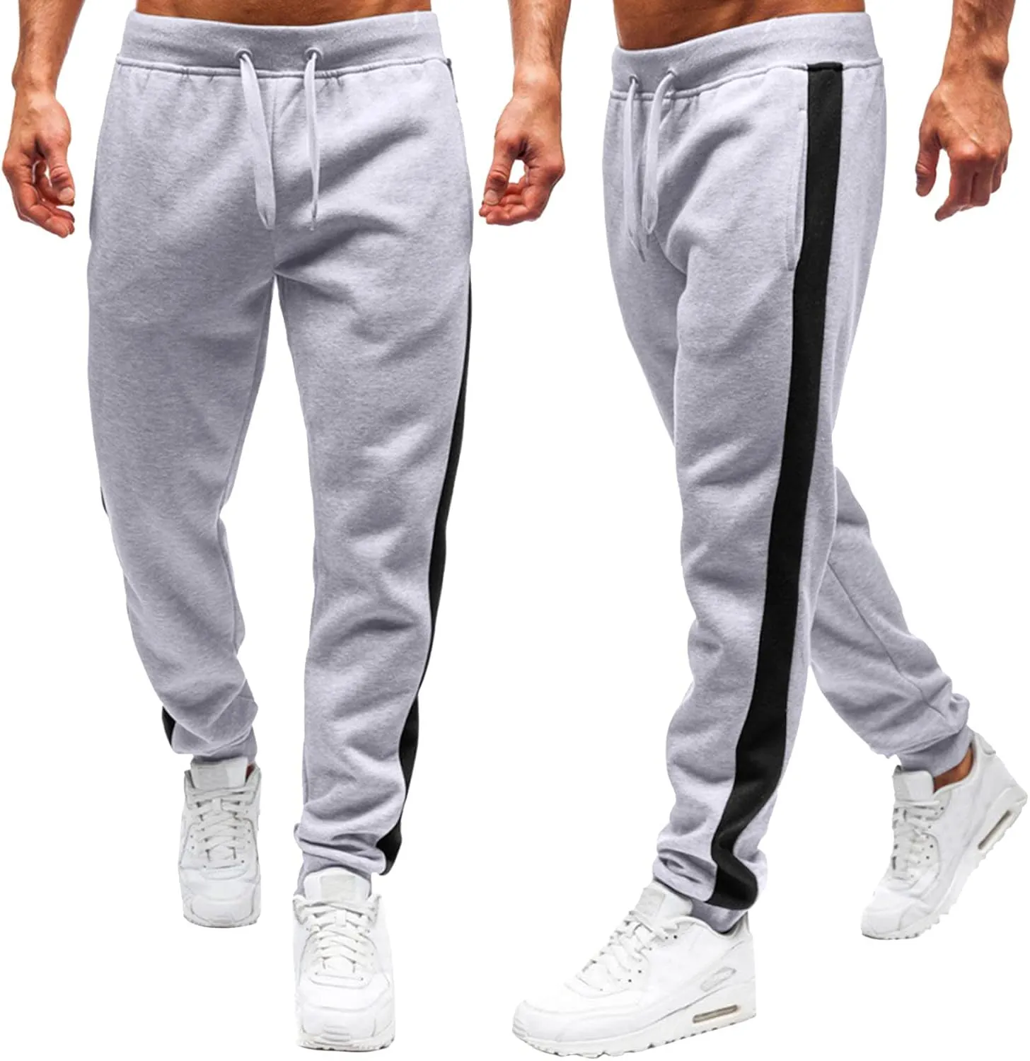 Cargo Pants for Men Relaxed Fit Drawstring Waist Side Pocket Straight Cargo Pants Joggers Men's Casual Athletic Cargo