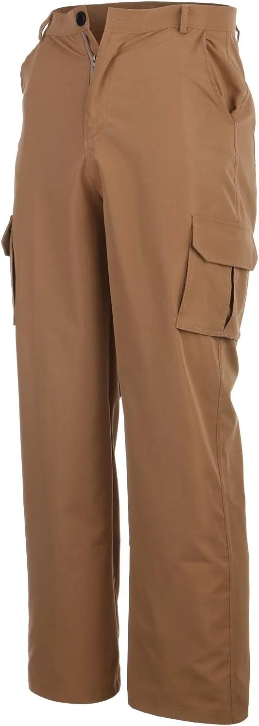 Cargo Pants for Men Relaxed Fit Pants Mens Cargo Sweatpants Heavyweight Fleece Jogger Pants Drawstring Sports Workout