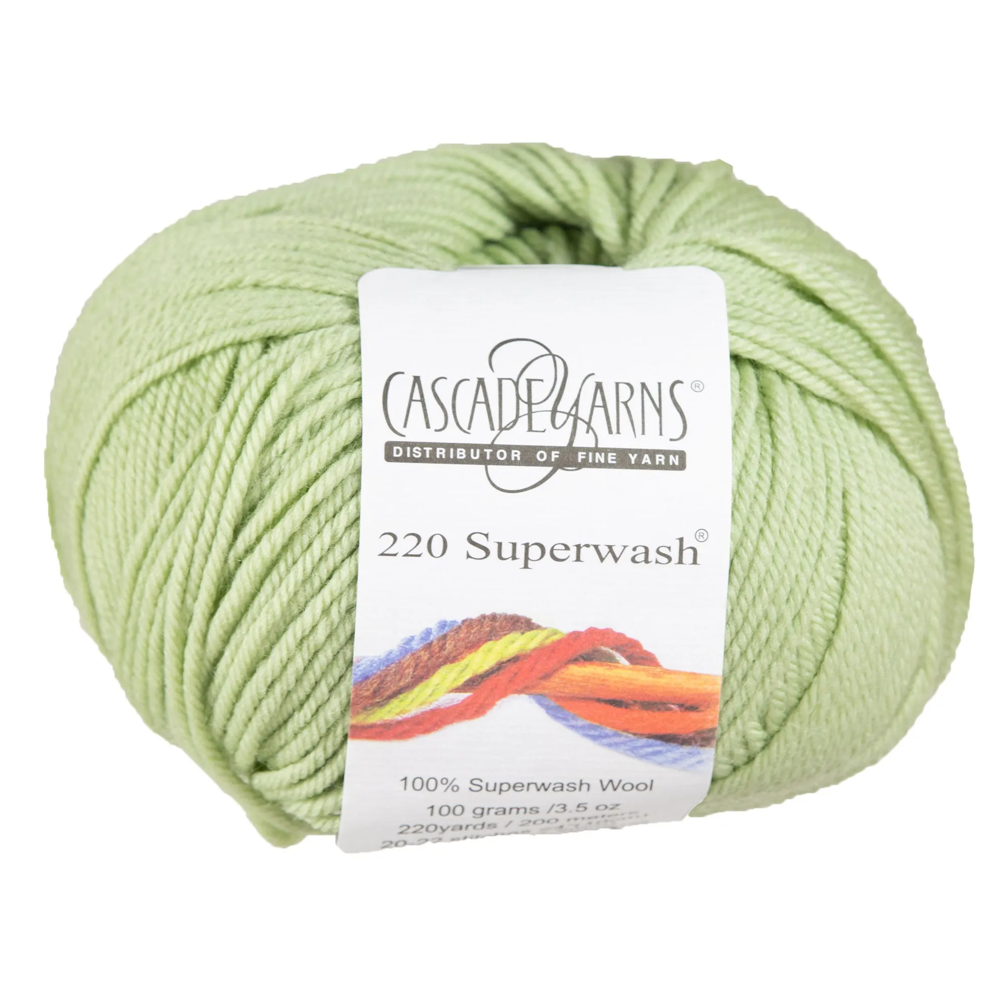 Cascade Yarns 220 Superwash Yarn - 0250 Laurel Green