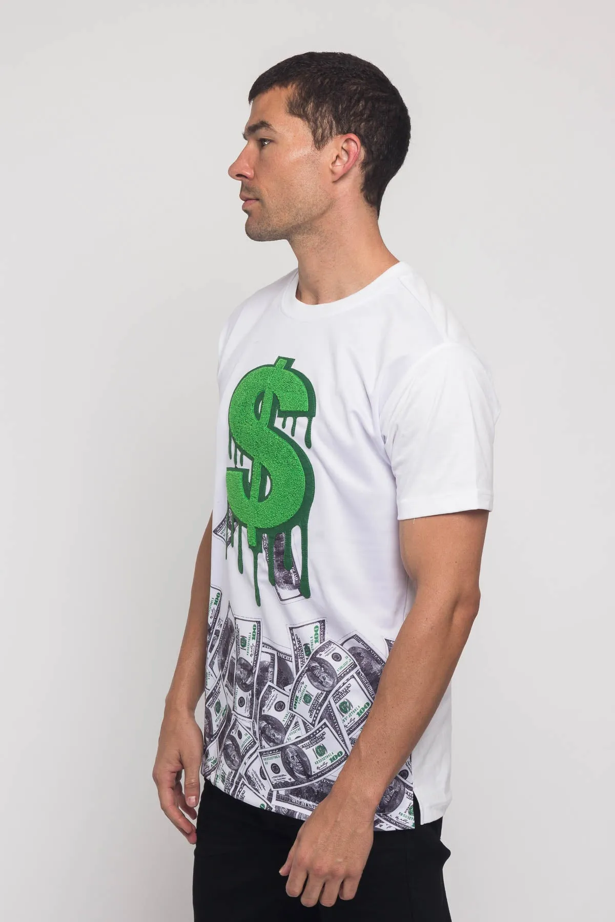 Chenille Dollar Sign T-Shirt