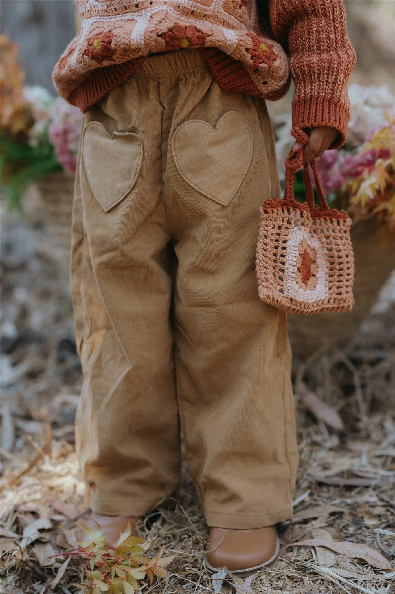 Crochet Purse - Ginger Flower