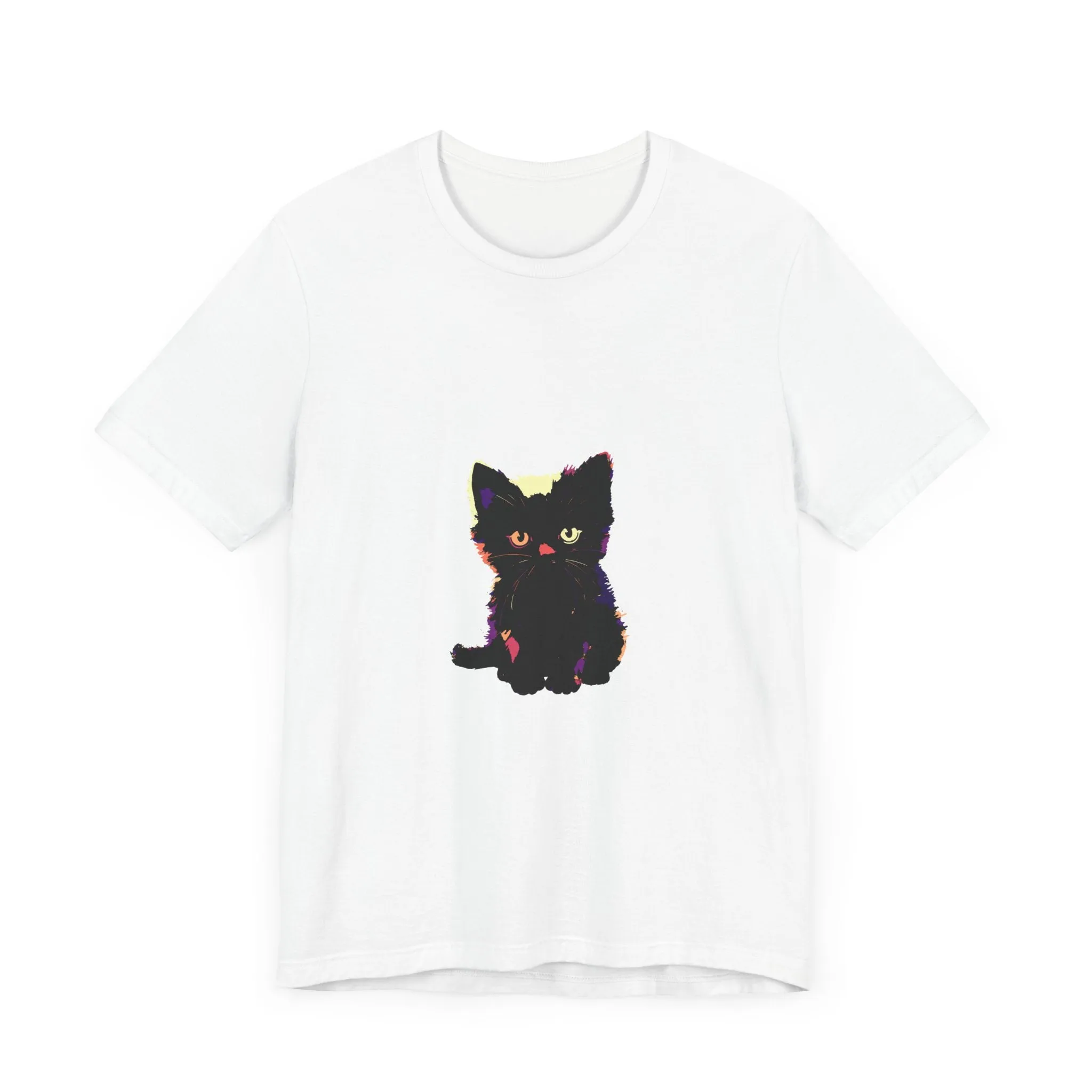 Cute Black Cat Graphic Tee