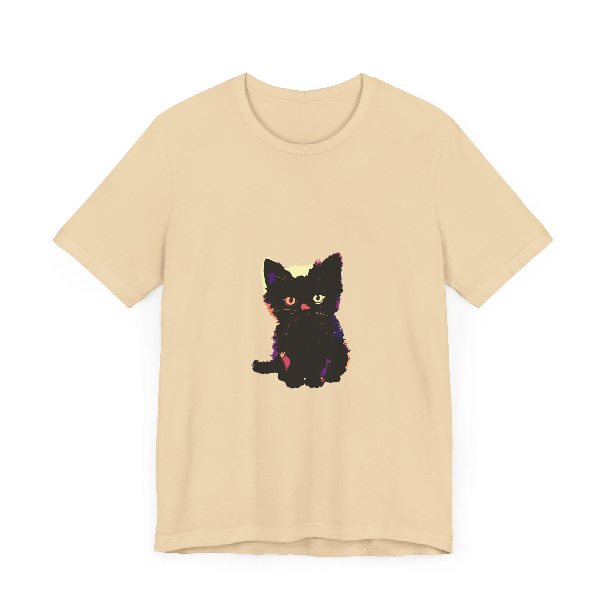 Cute Black Cat Graphic Tee