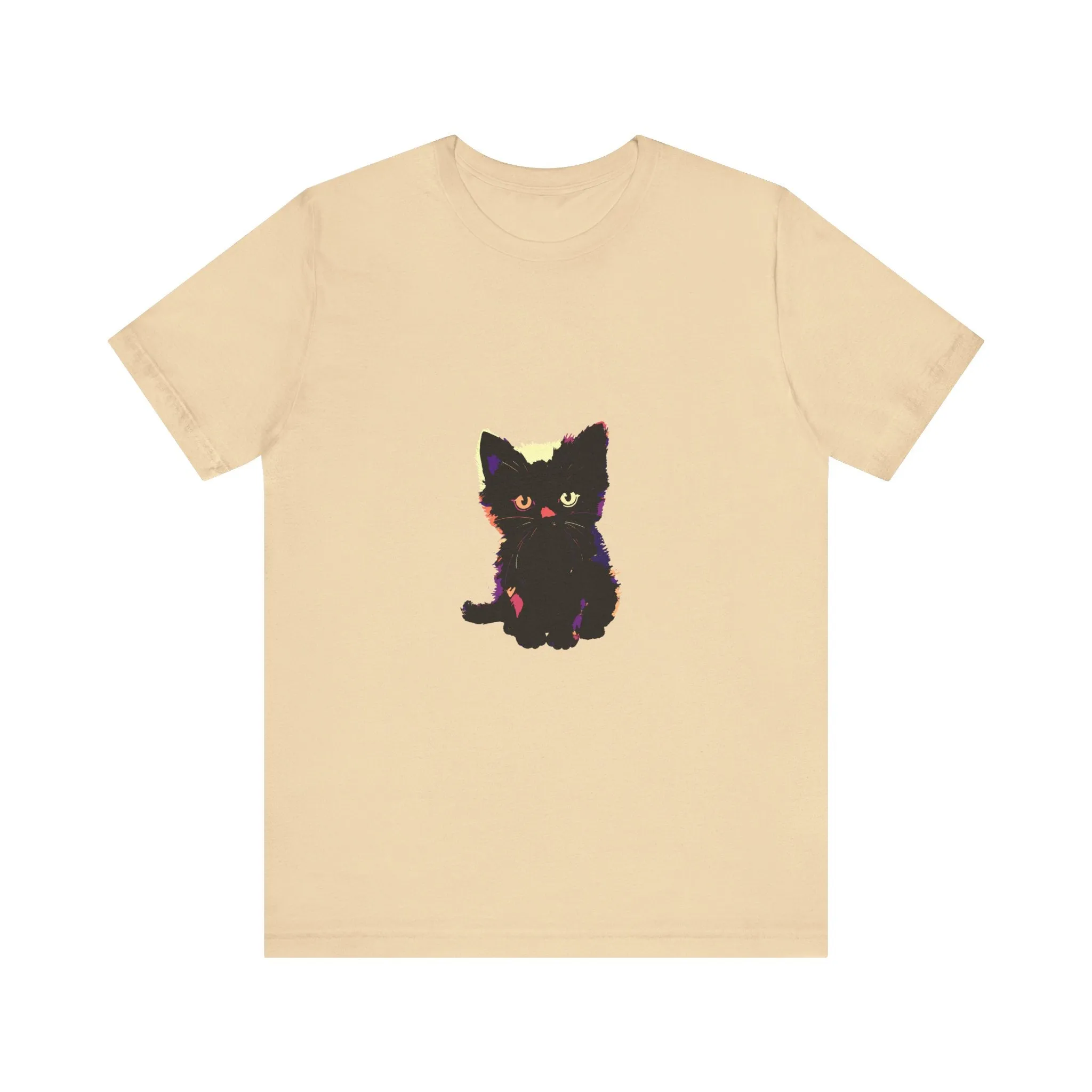 Cute Black Cat Graphic Tee