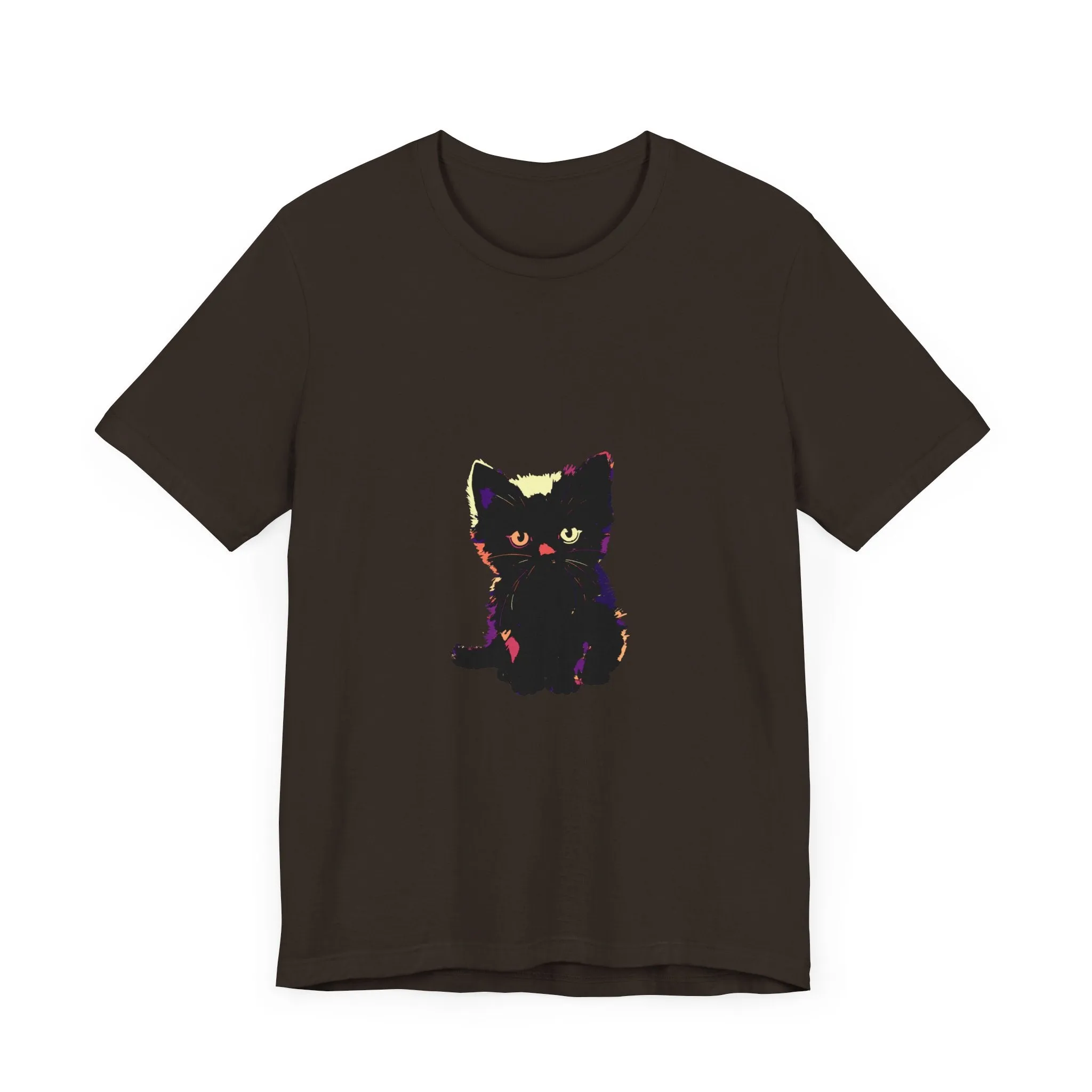 Cute Black Cat Graphic Tee