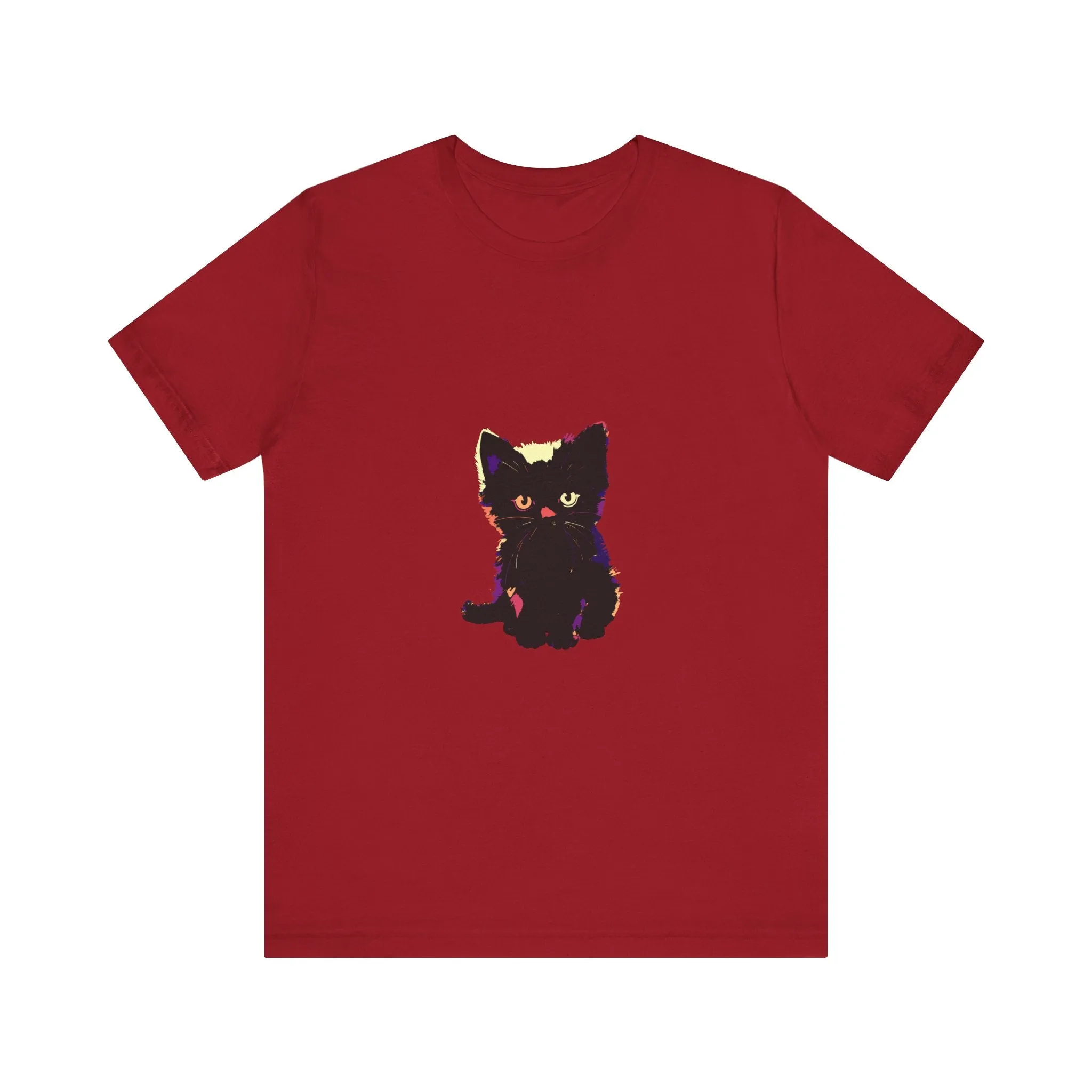 Cute Black Cat Graphic Tee