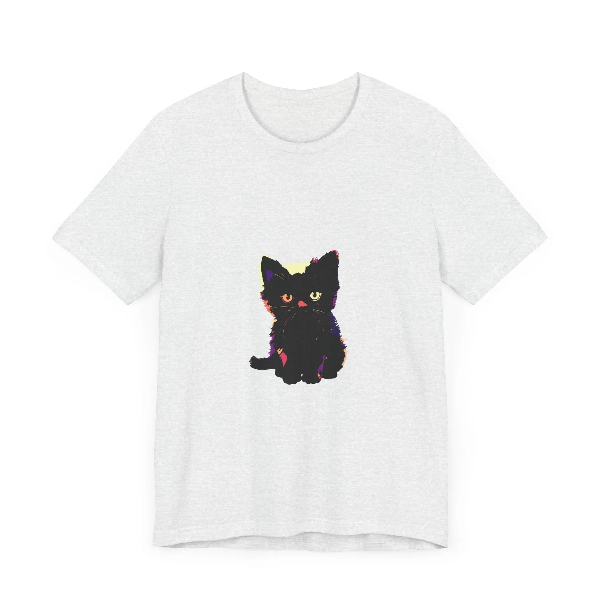 Cute Black Cat Graphic Tee