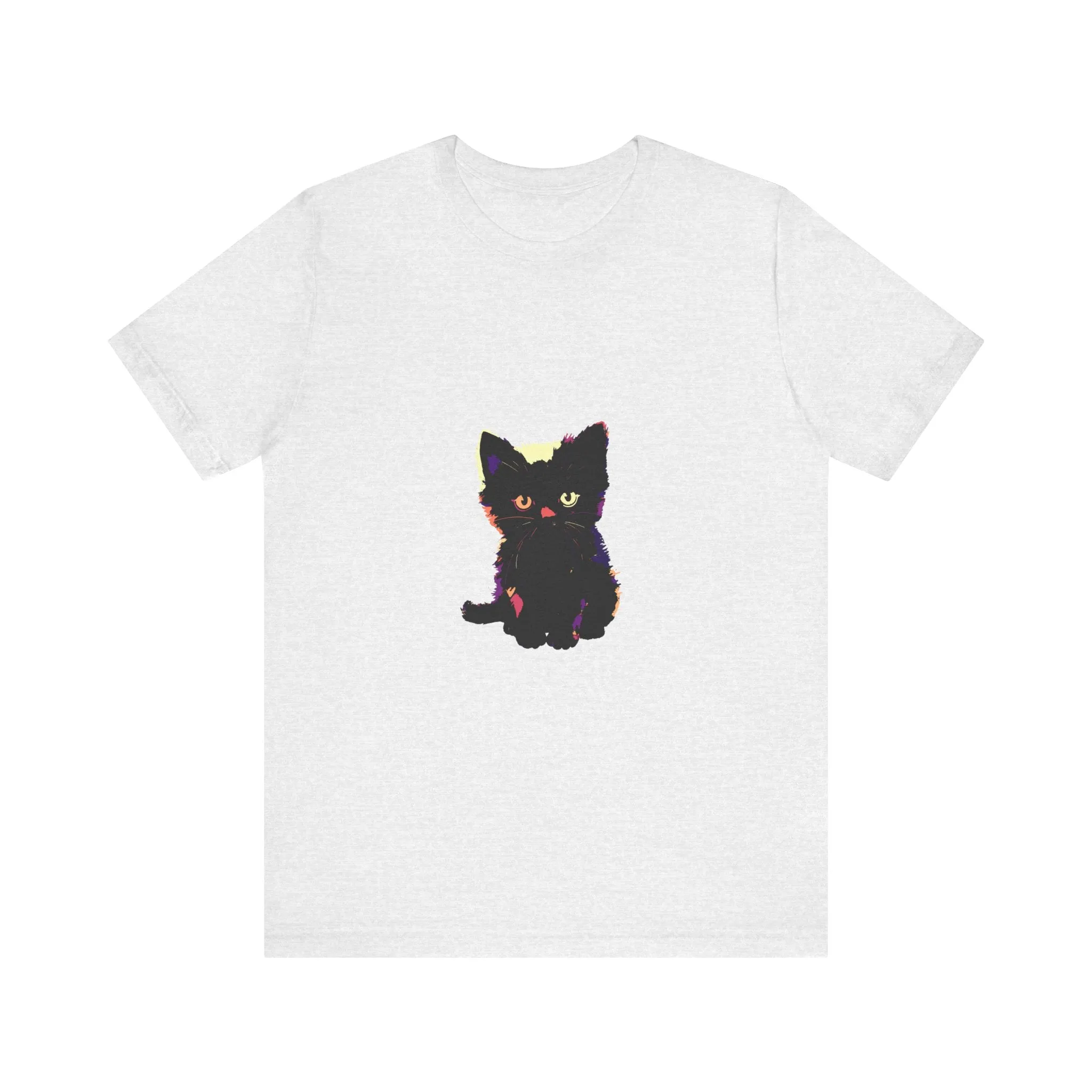 Cute Black Cat Graphic Tee