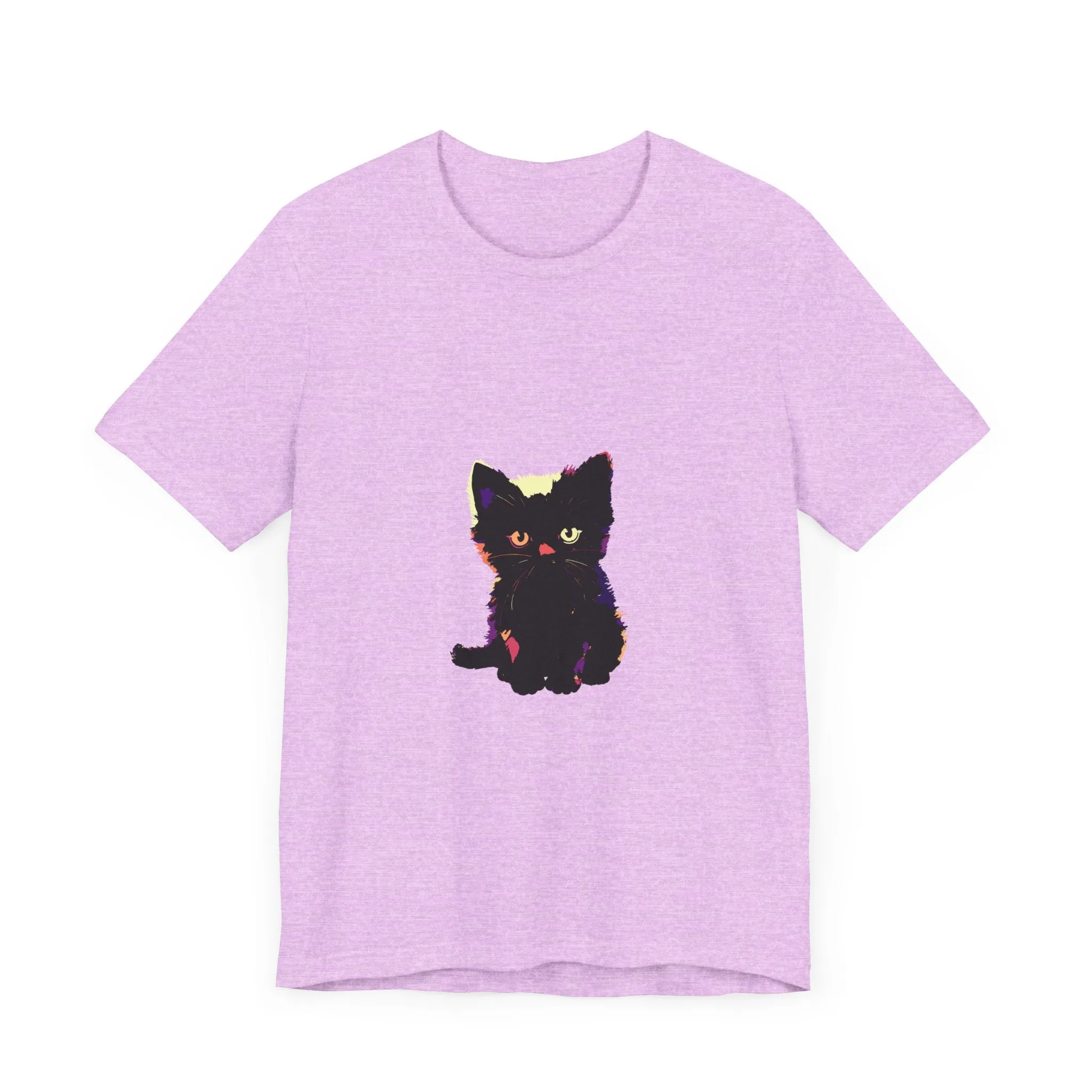 Cute Black Cat Graphic Tee