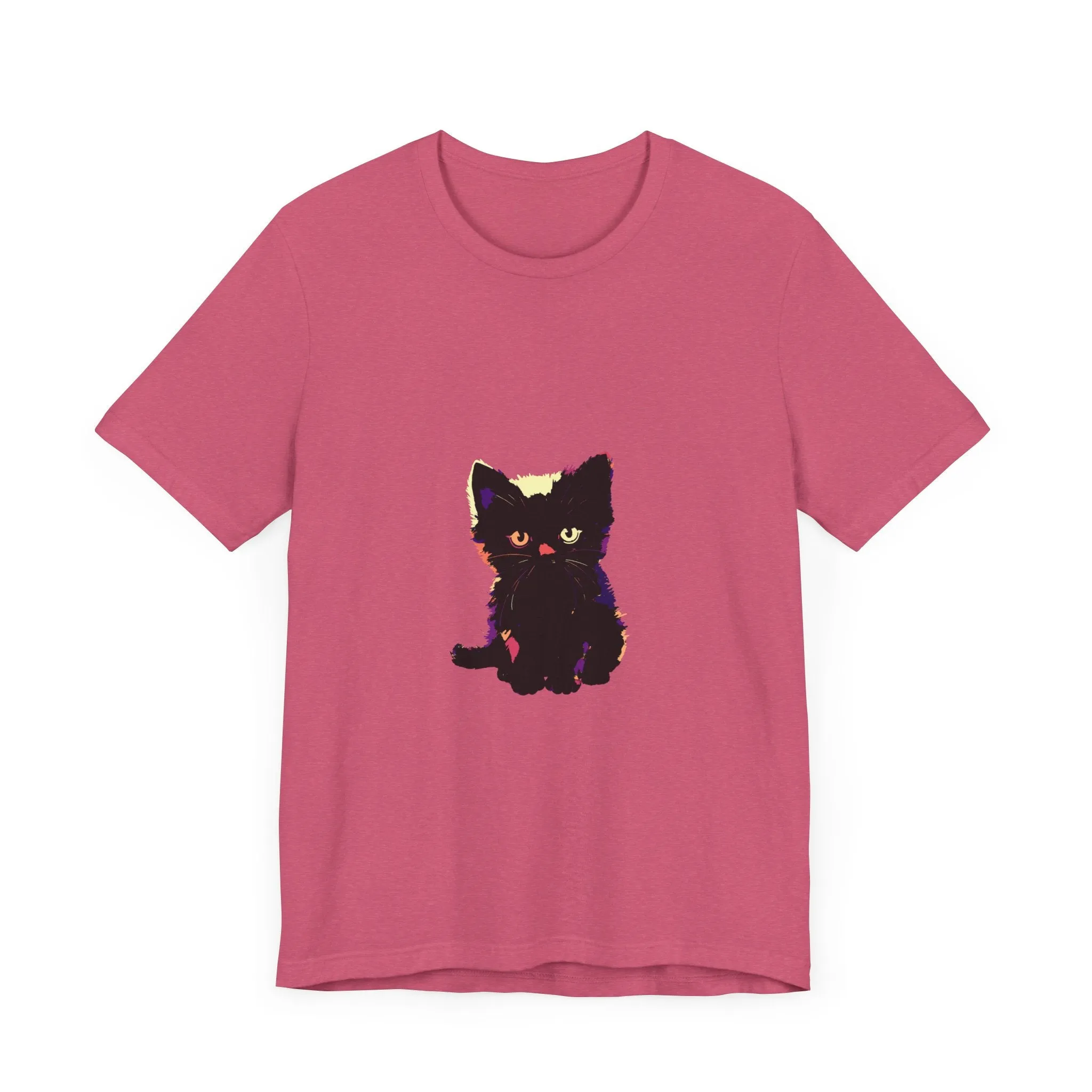 Cute Black Cat Graphic Tee