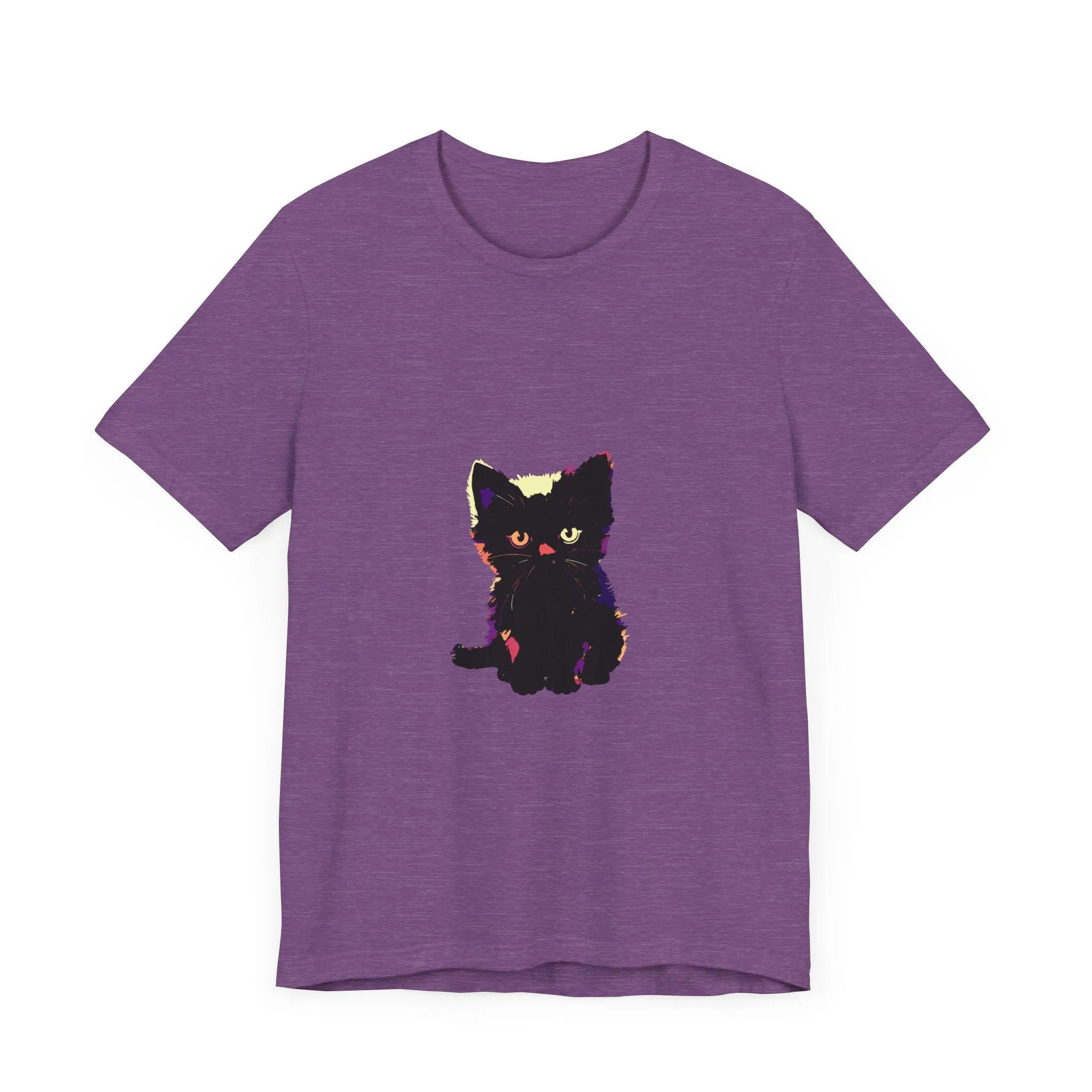 Cute Black Cat Graphic Tee