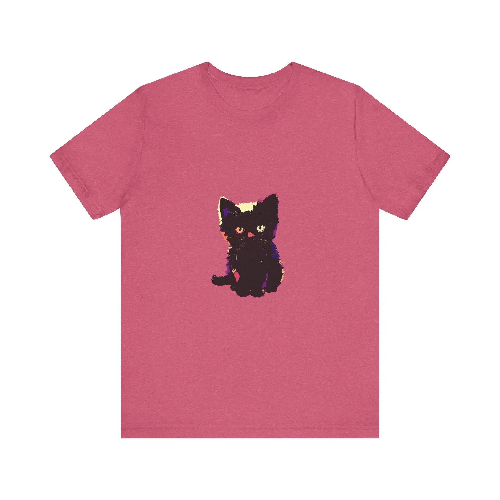 Cute Black Cat Graphic Tee