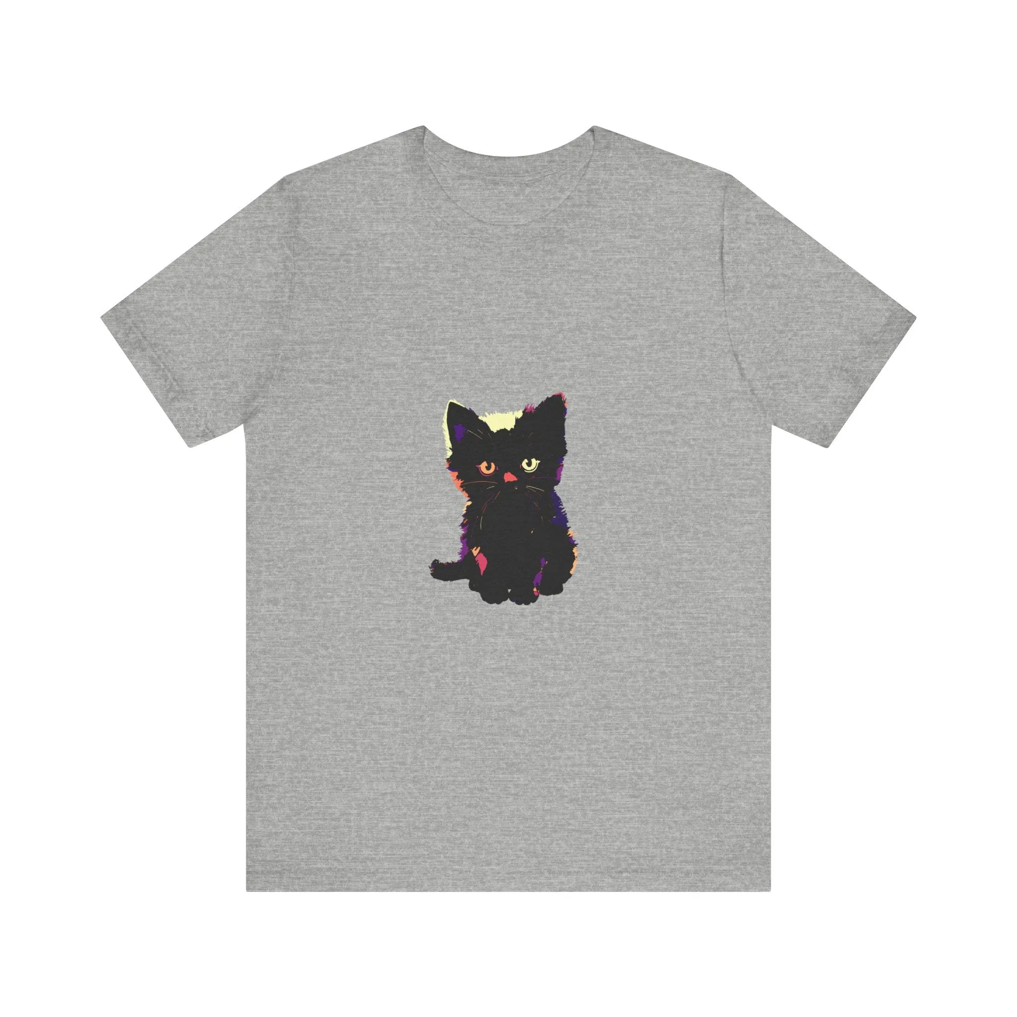 Cute Black Cat Graphic Tee