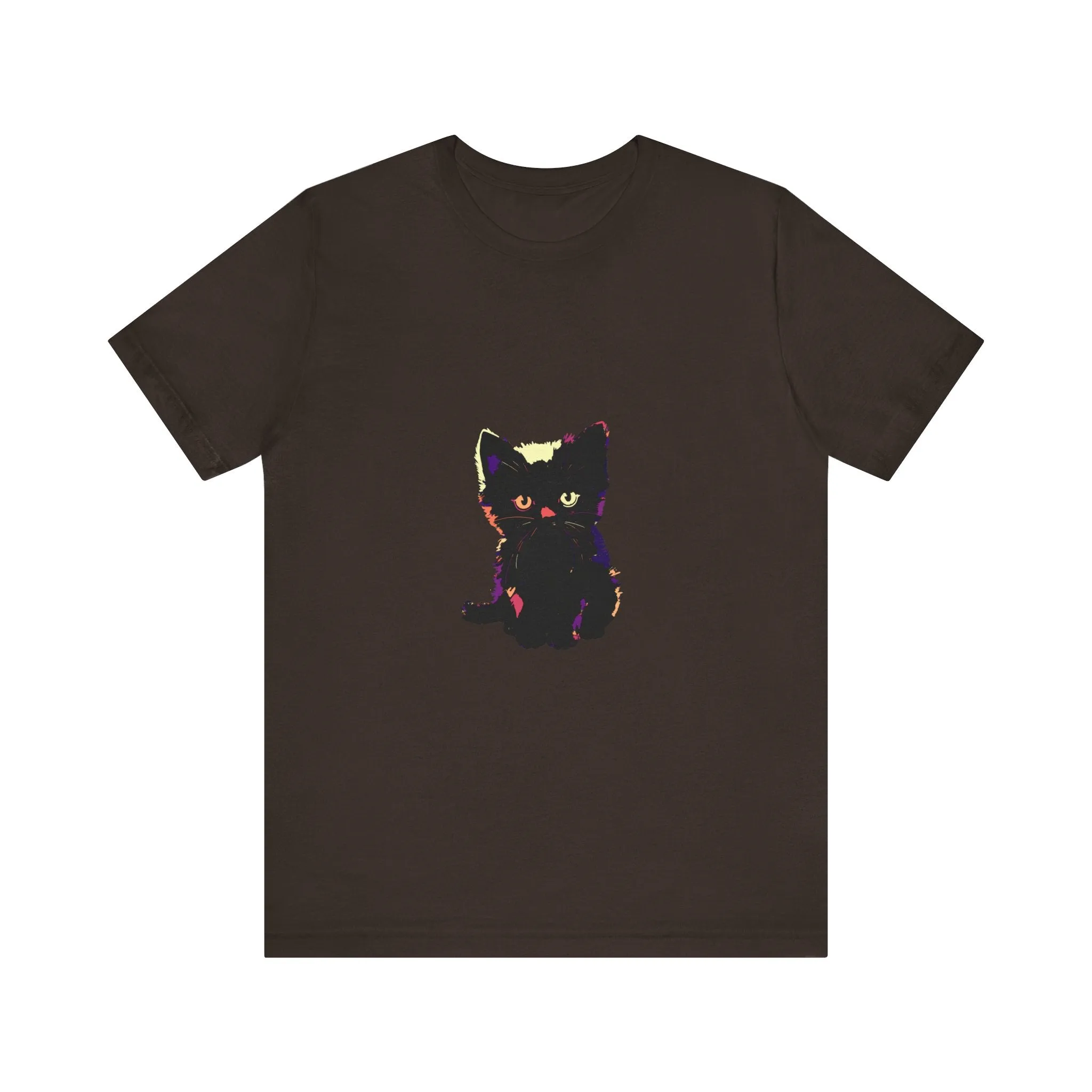 Cute Black Cat Graphic Tee