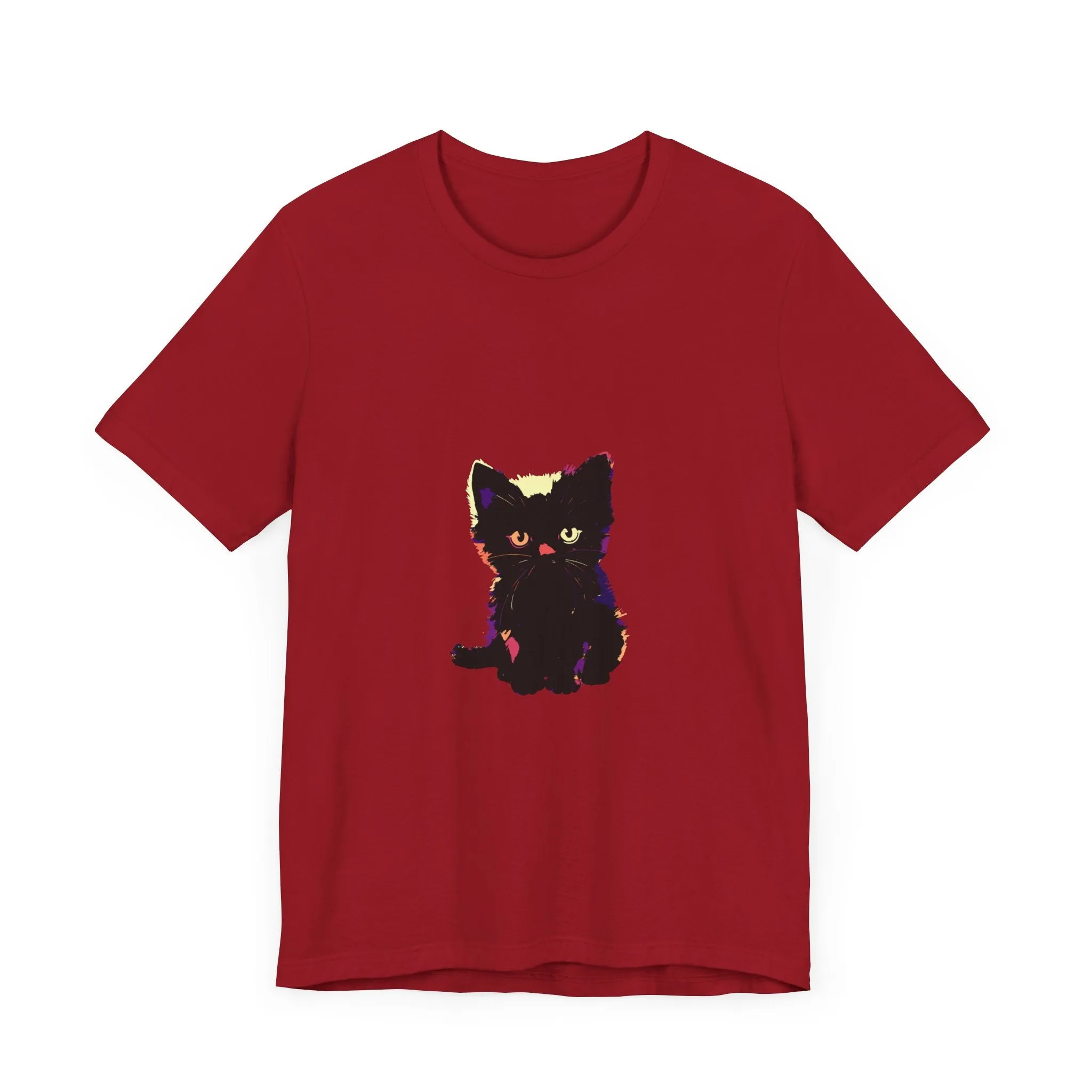 Cute Black Cat Graphic Tee
