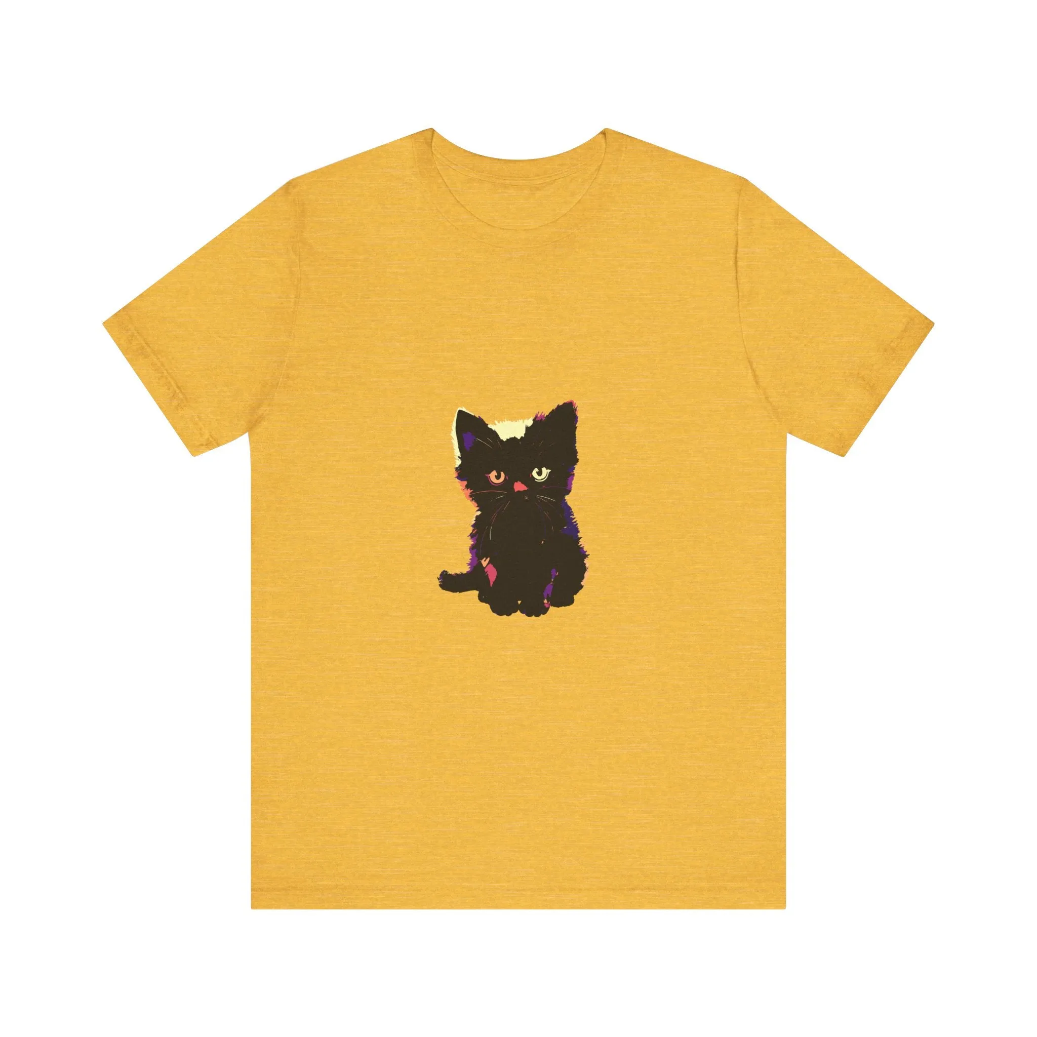 Cute Black Cat Graphic Tee