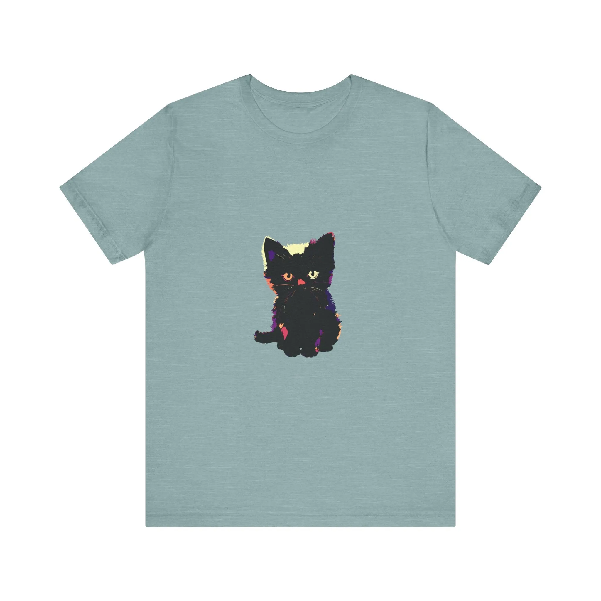 Cute Black Cat Graphic Tee