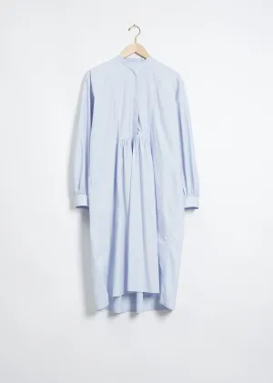 Decatina Puff Sleeve Dress — Ice Blue