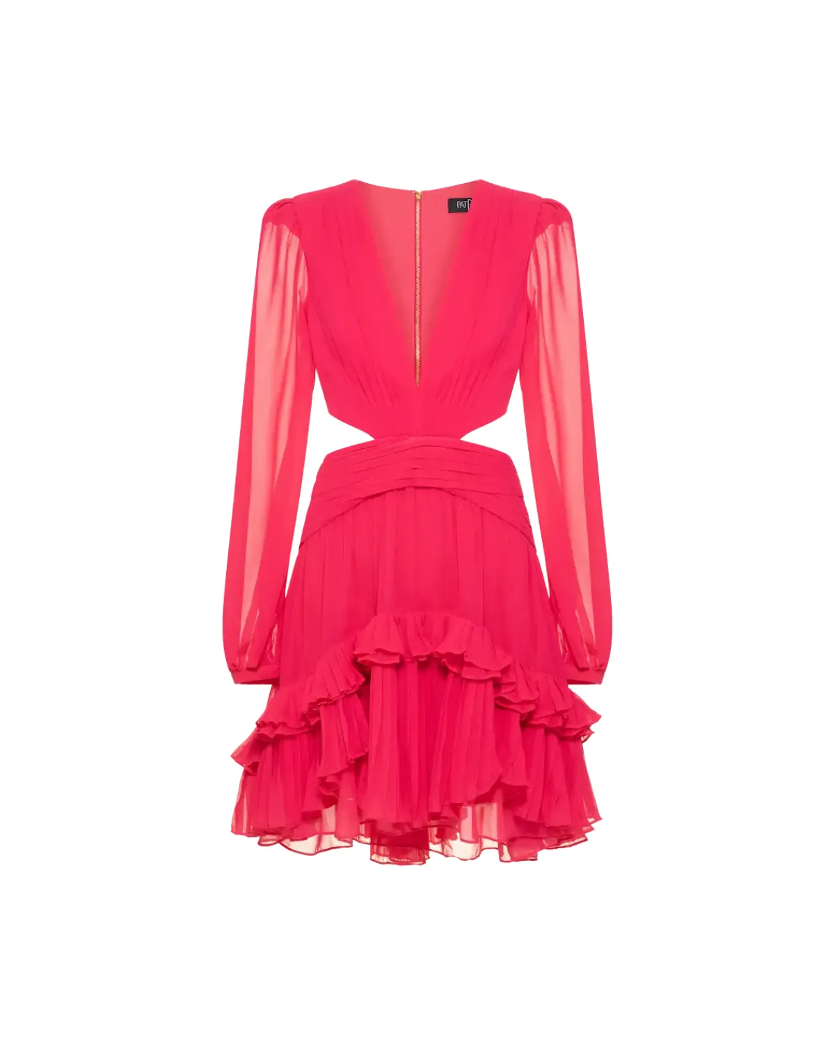 DEEP V CUTOUT MINI DRESS