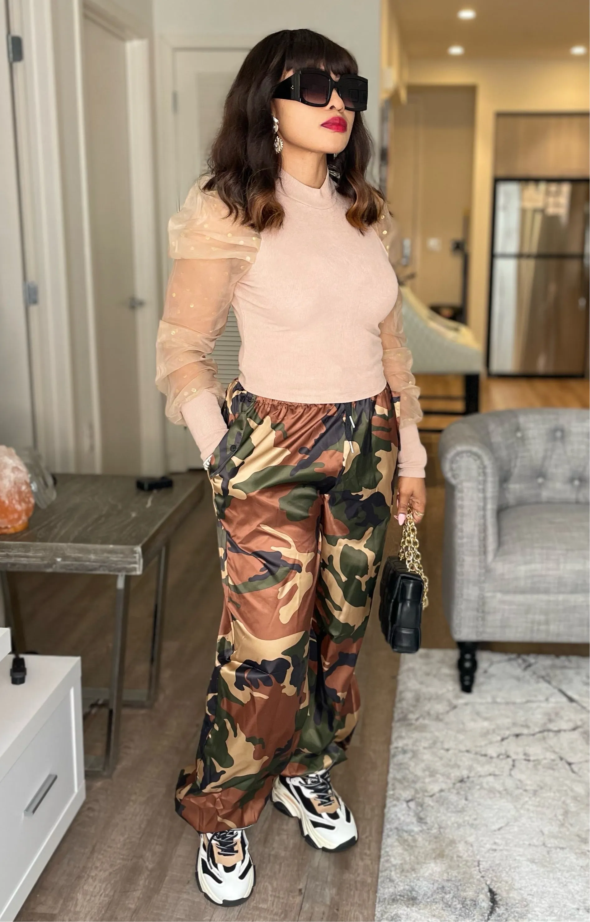 Eleanor Camo Joggers Pants