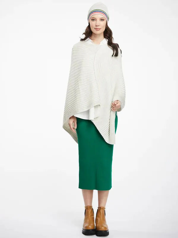 Essential Poncho - Light Marle
