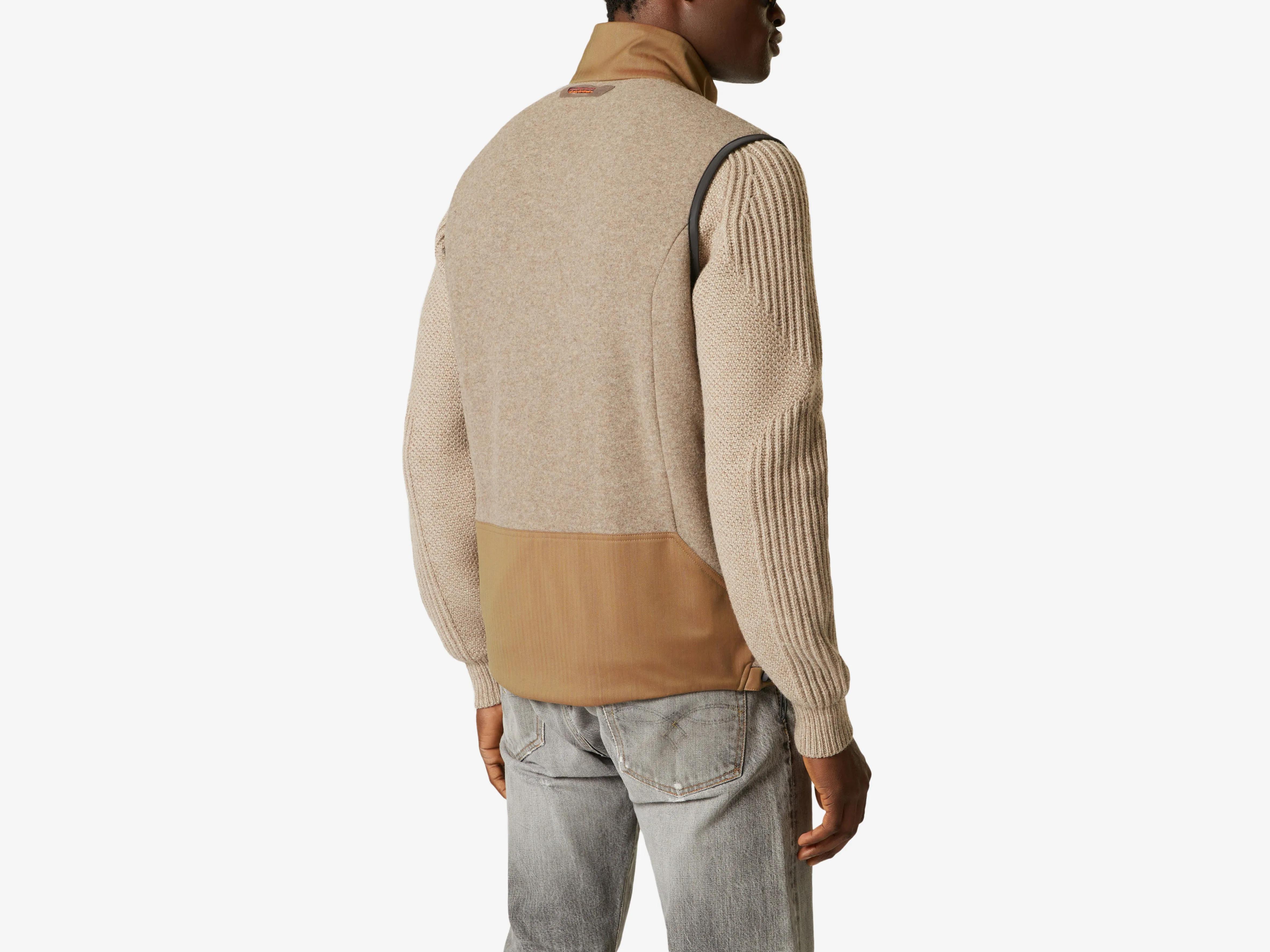 Explorer Vest Knitwear - Oyster