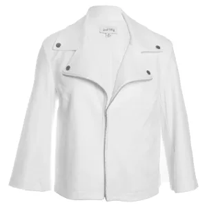 Faux Suede Swing Jacket