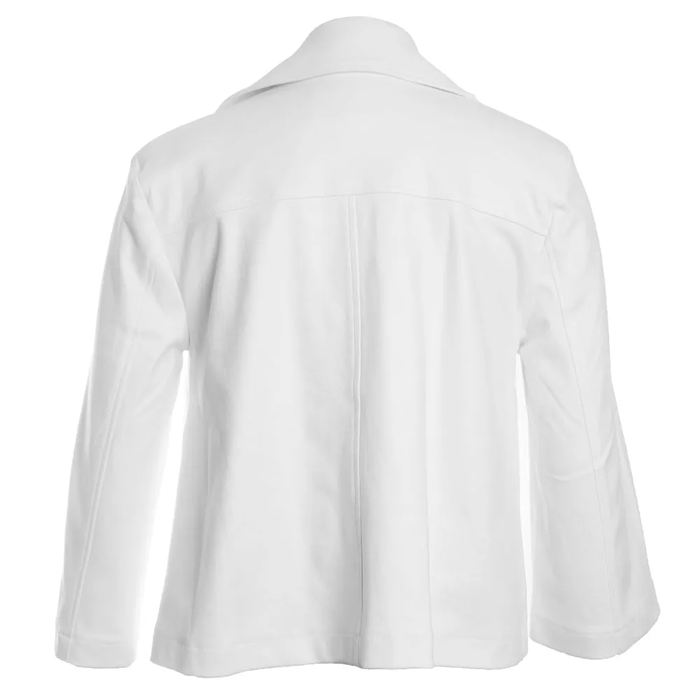 Faux Suede Swing Jacket