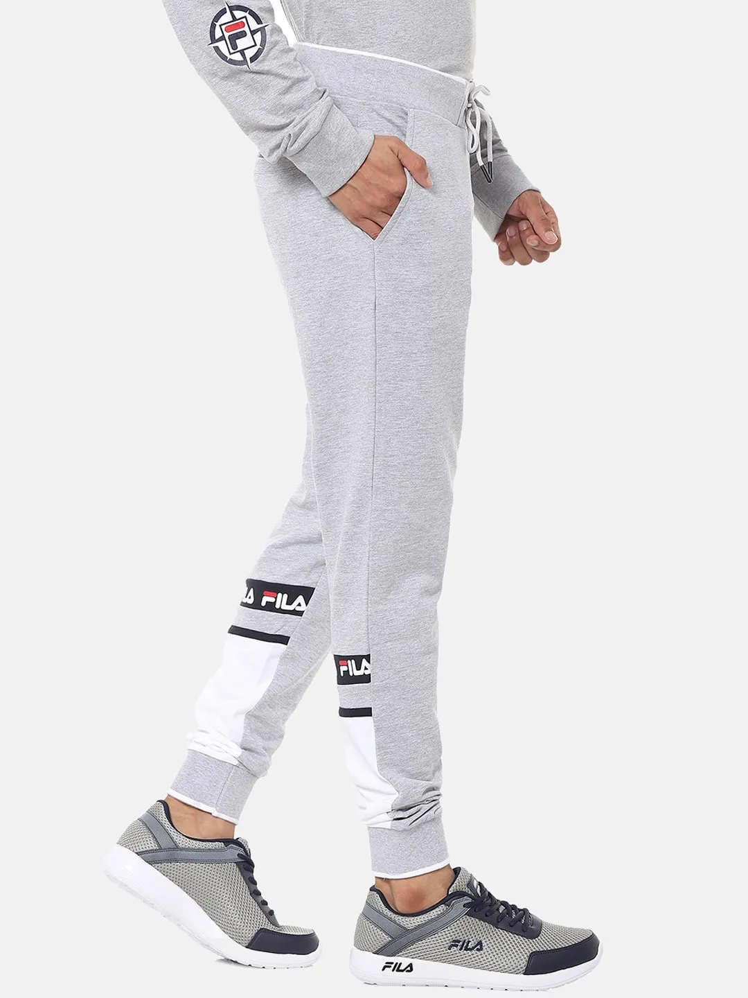 Fila Black Hugh Men's Cuffed Jogger