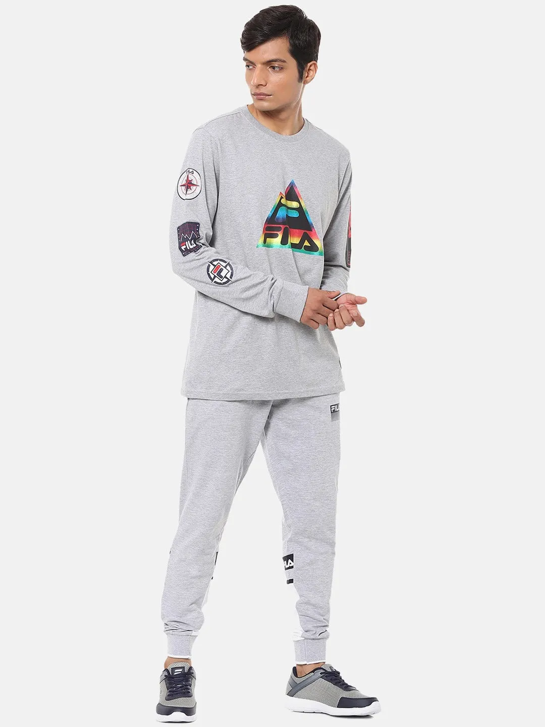 Fila Black Hugh Men's Cuffed Jogger