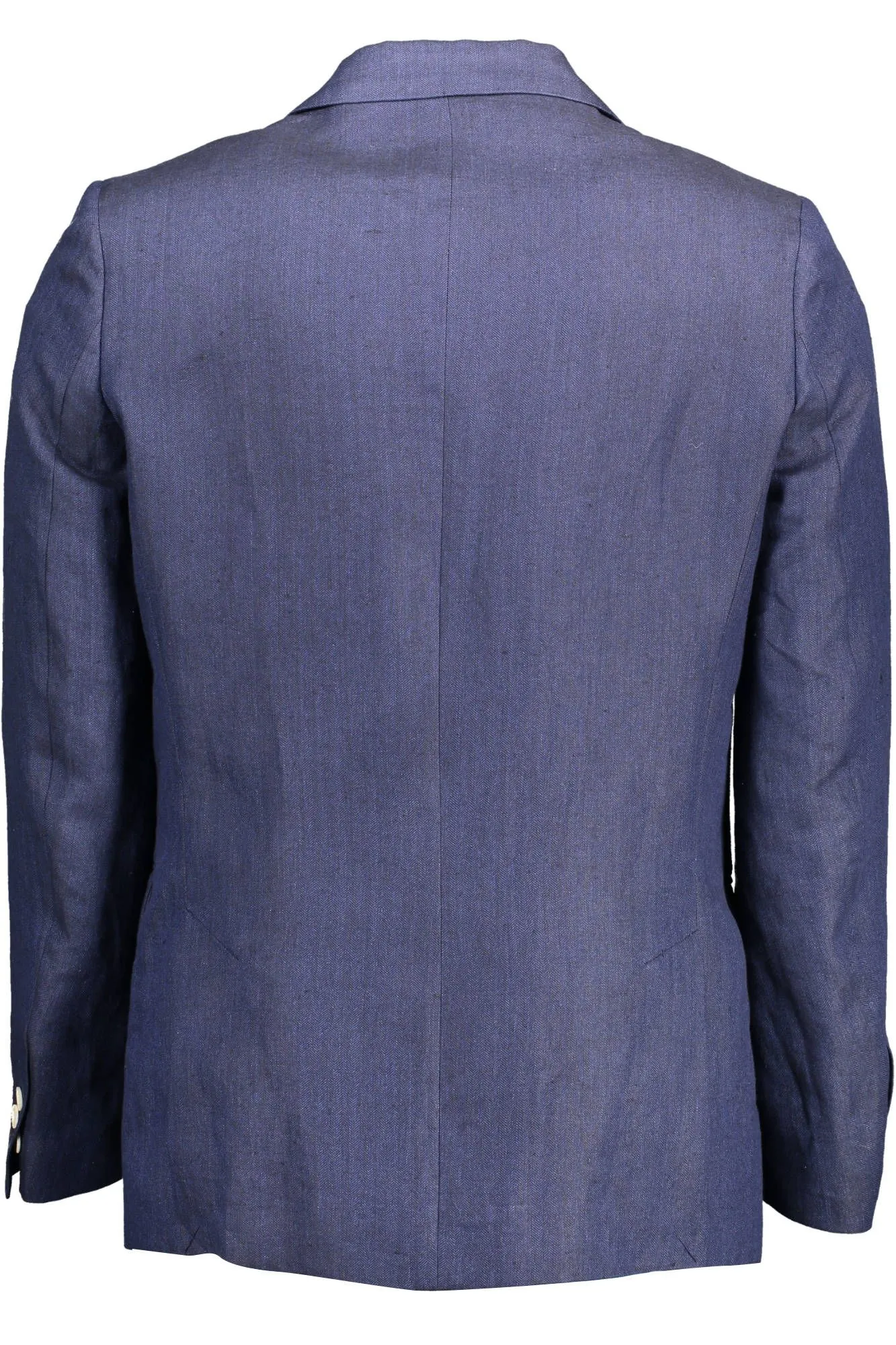 Gant Blue Linen Men Jacket