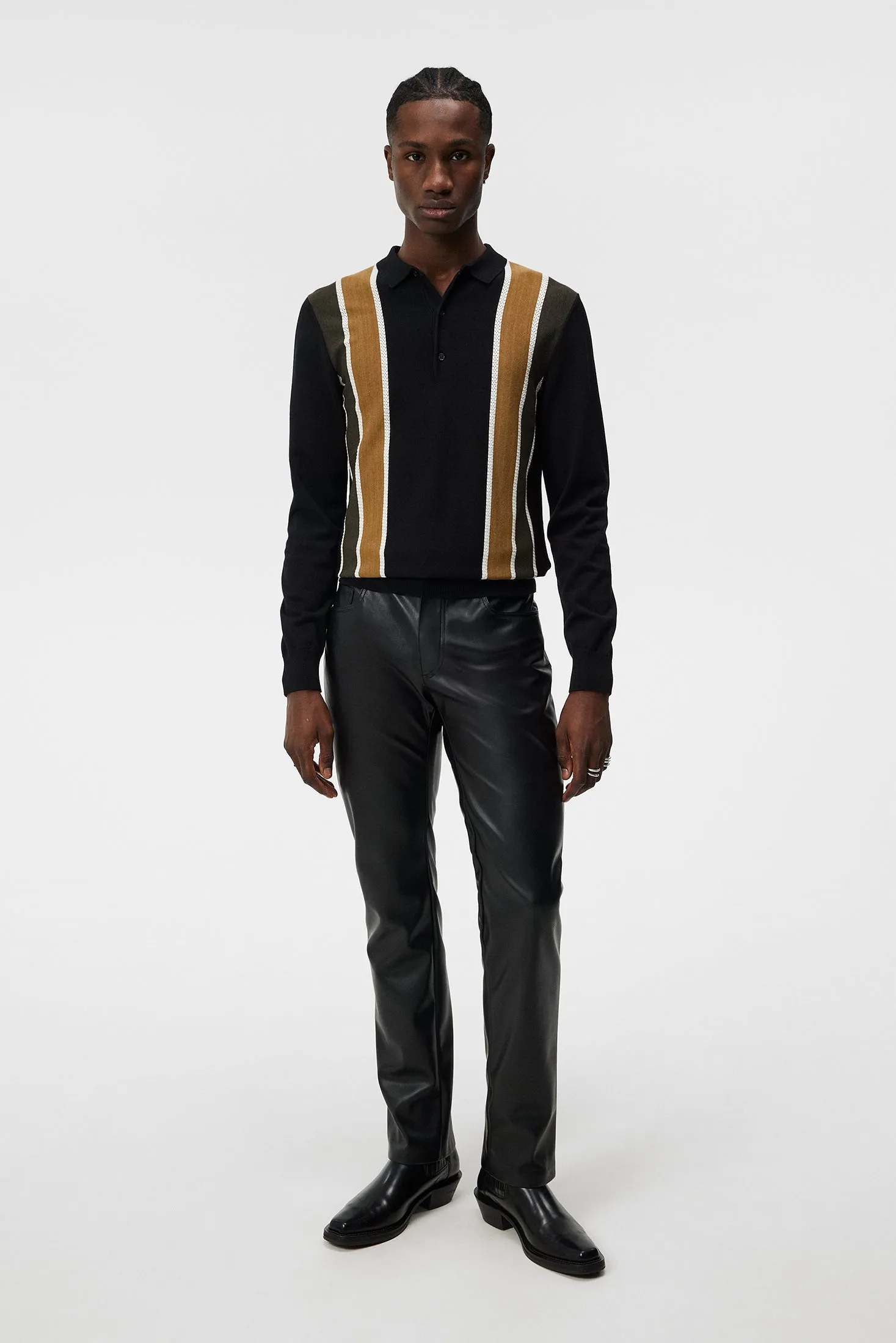 Garcia Leather Pants / Black