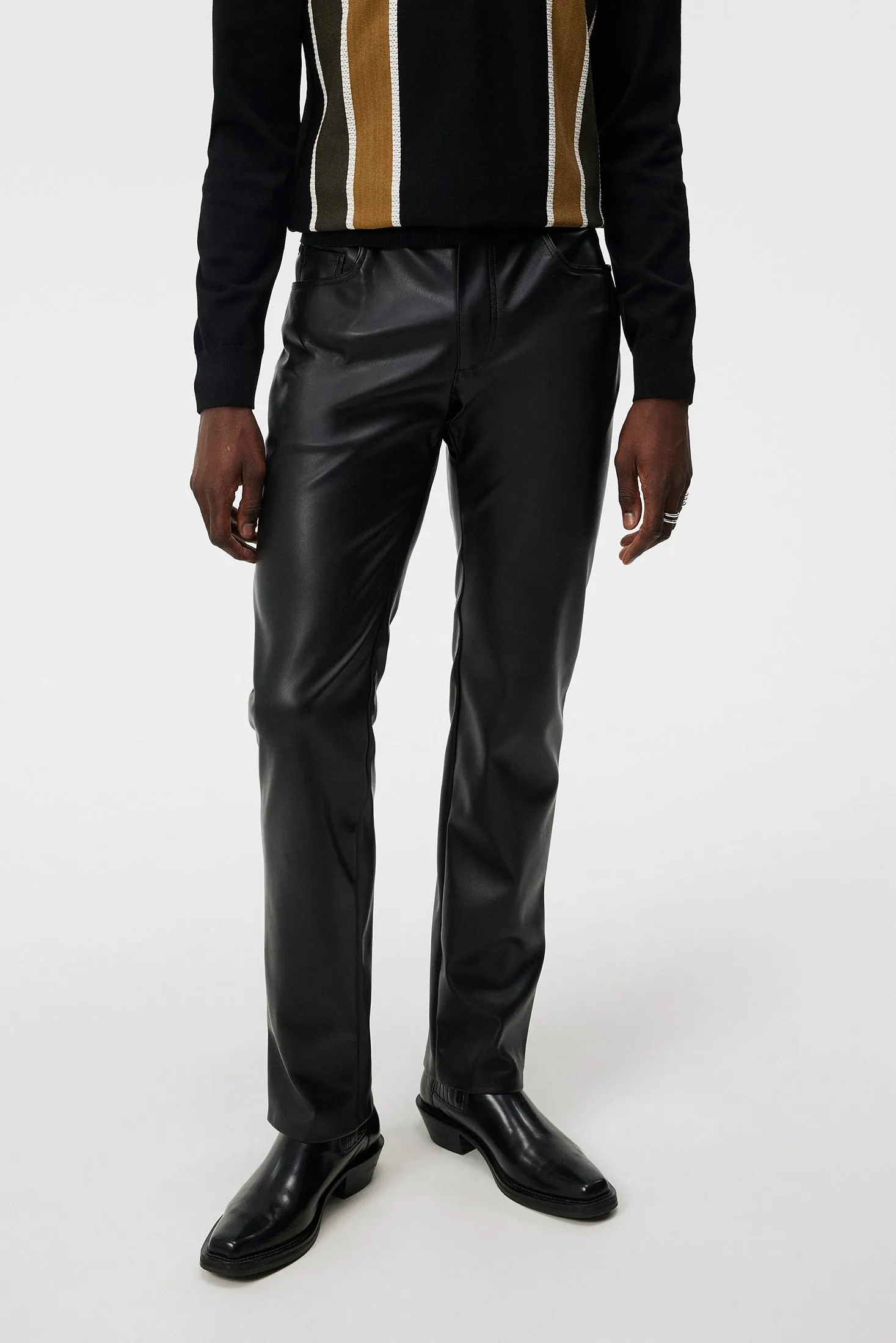 Garcia Leather Pants / Black