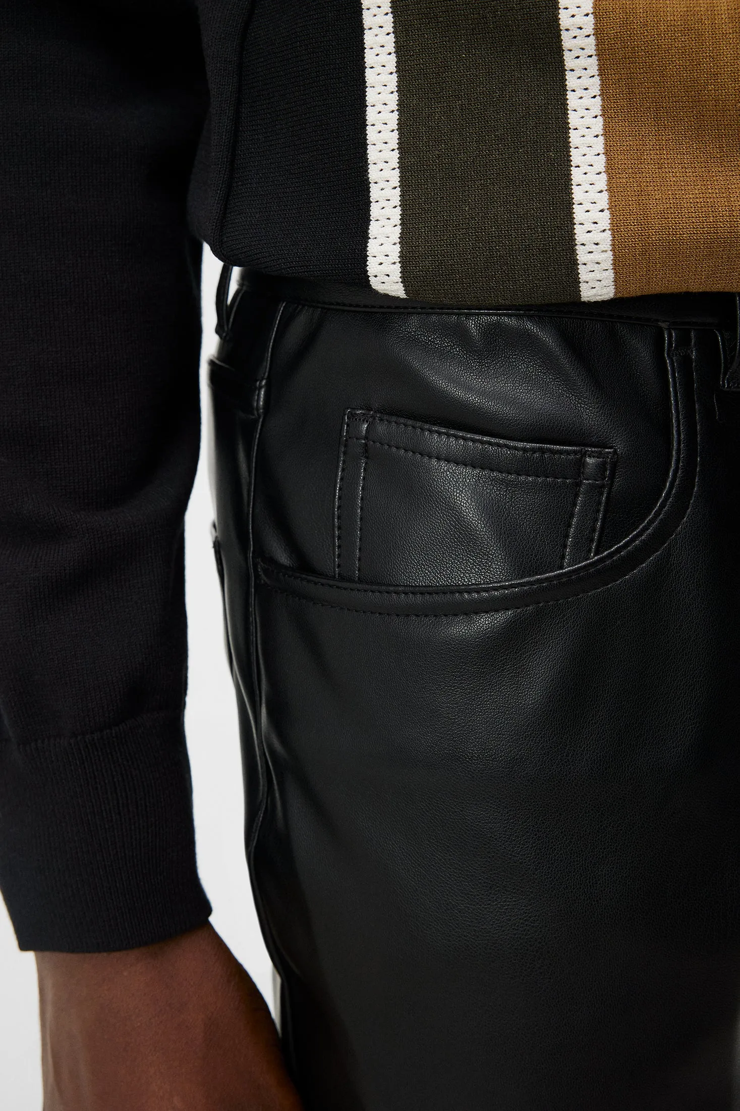 Garcia Leather Pants / Black