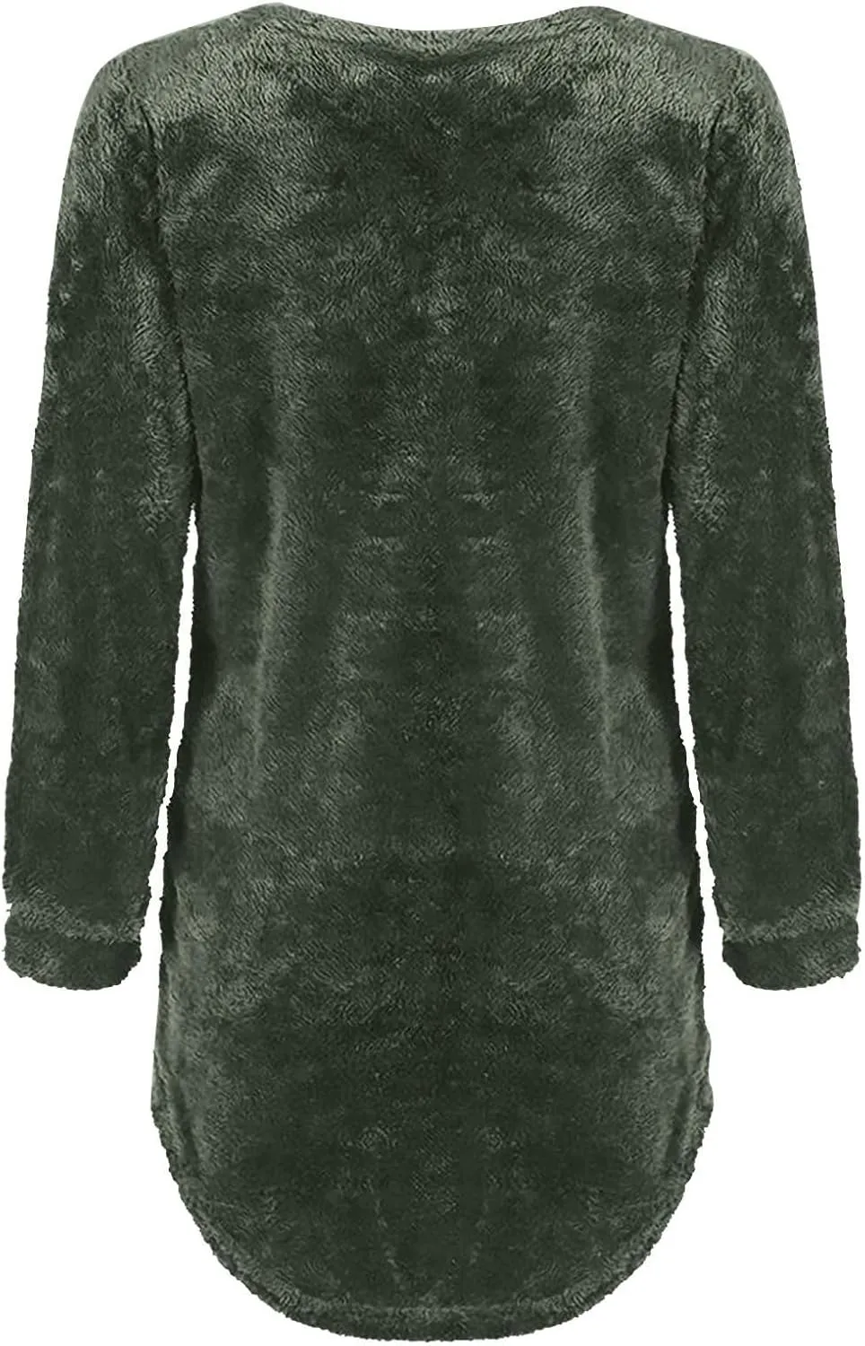 GIERIDUC Women's Oversized Sweaters 2024 Fall Fuzzy Warm Long Pullover Pockets Crewneck Long Sleeve Tunic Tops for Leggings