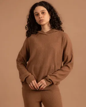 Havane Ribbed Knit Pullover