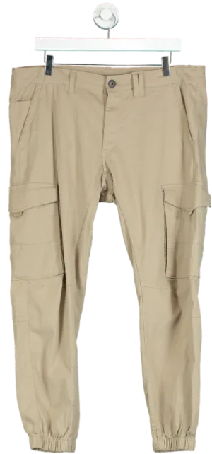 Jack & Jones Beige Cargo Pants W34