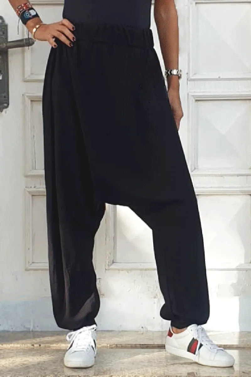 Linen Harem Joggers