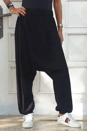 Linen Harem Joggers