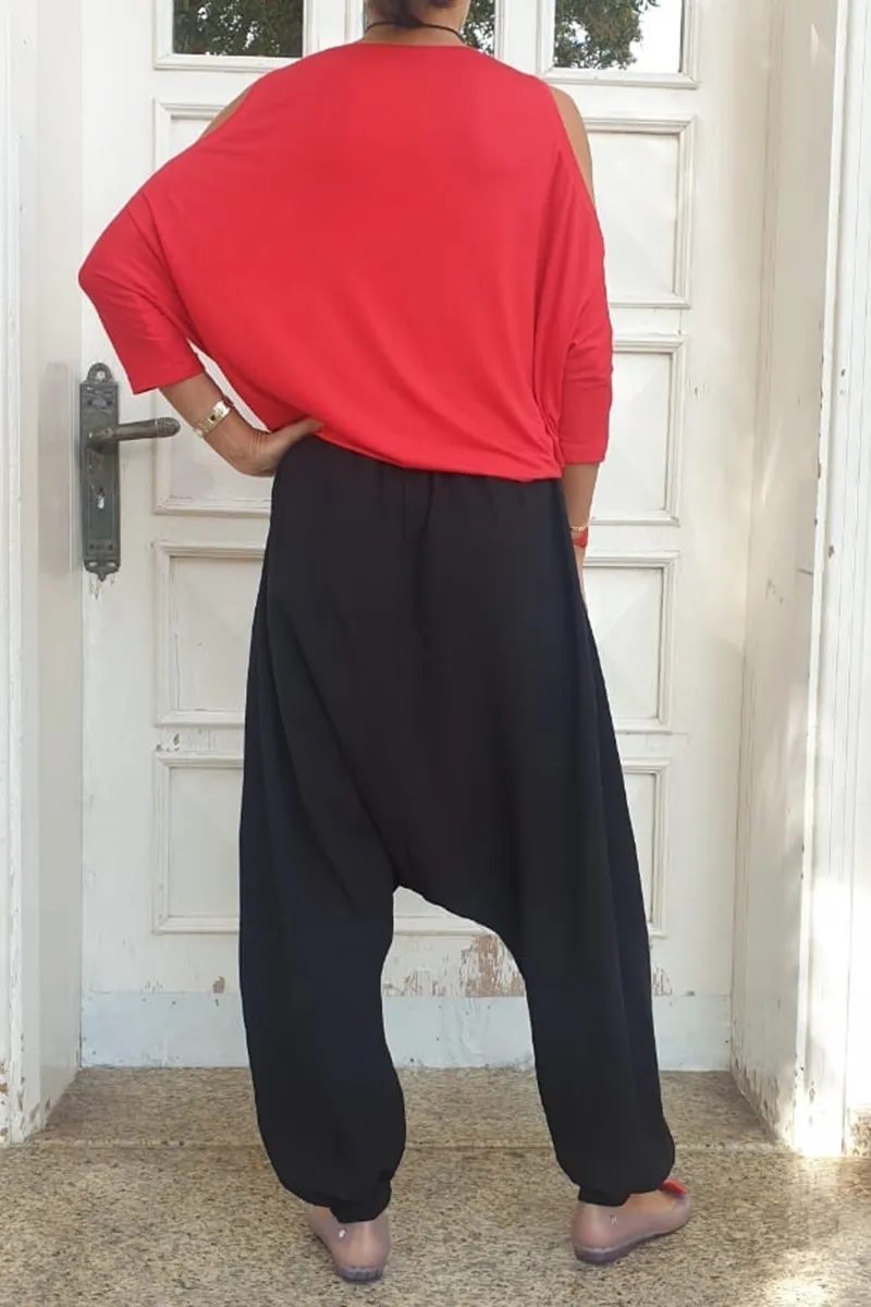 Linen Harem Joggers