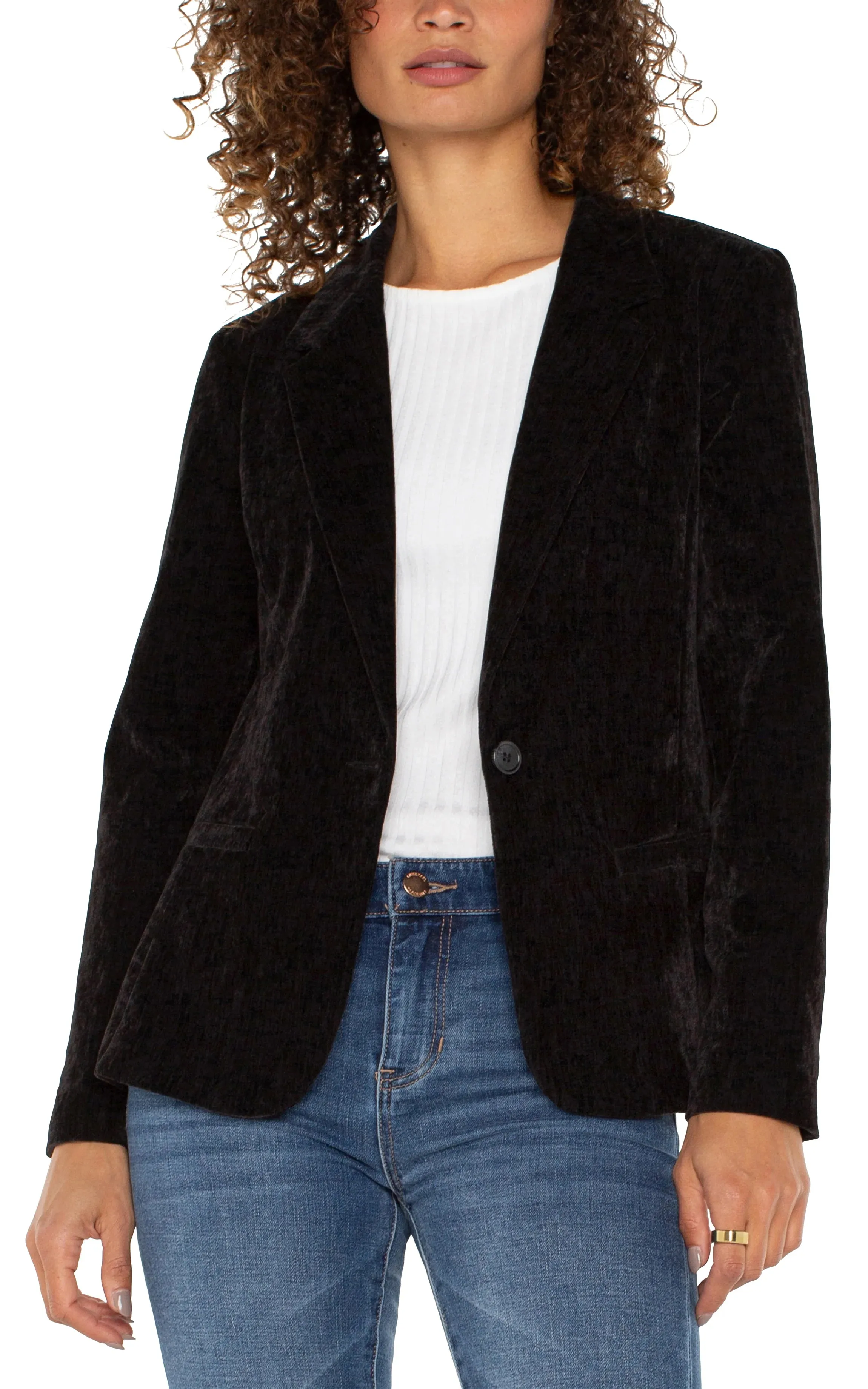 Liverpool: Fitted Blazer in Black