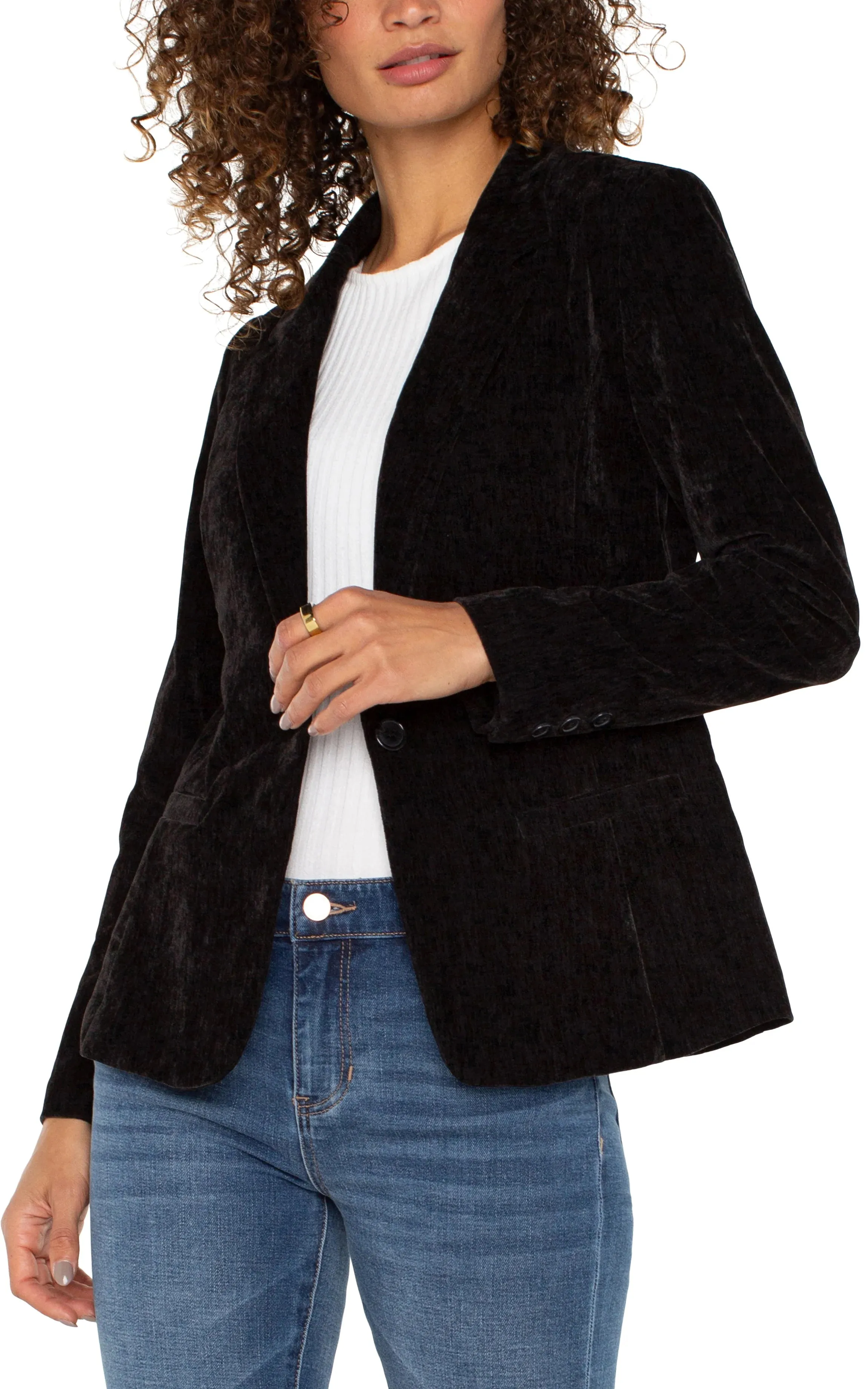 Liverpool: Fitted Blazer in Black